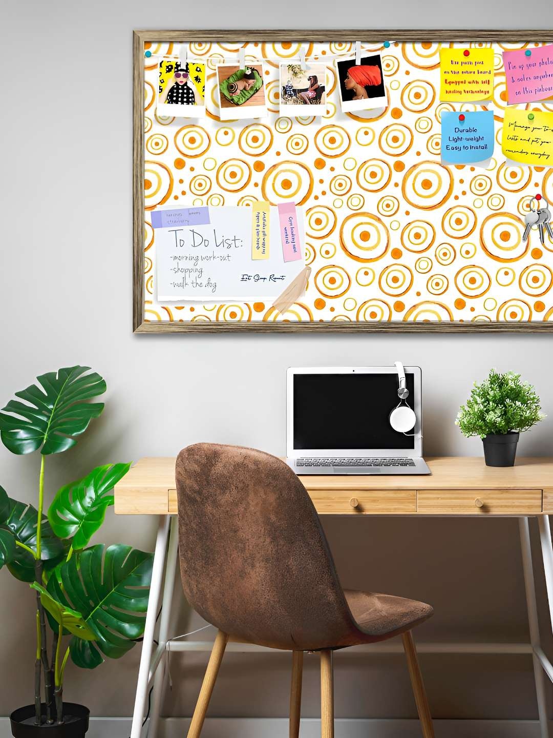 

ArtzFolio Wooden Notice Pin Board, Multi