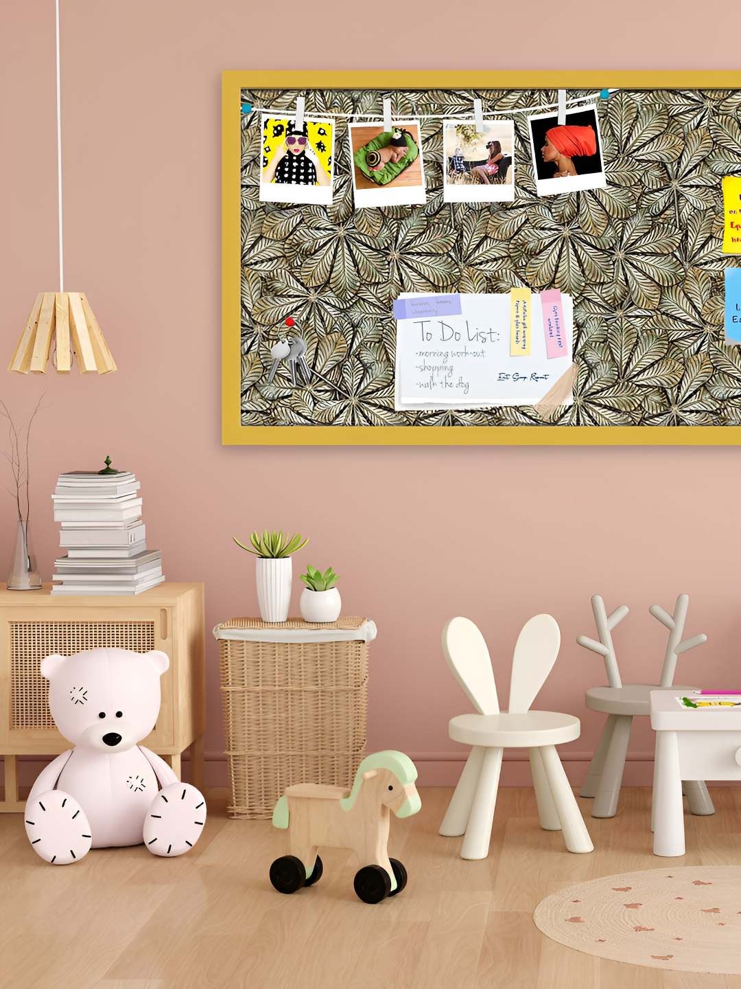 

ArtzFolio Wooden Notice Pin Board, Multi