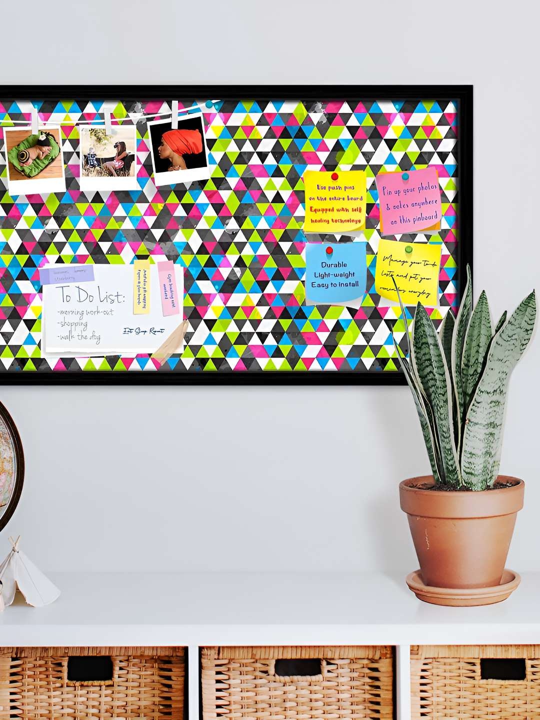 

ArtzFolio Wooden Notice Pin Board, Multi
