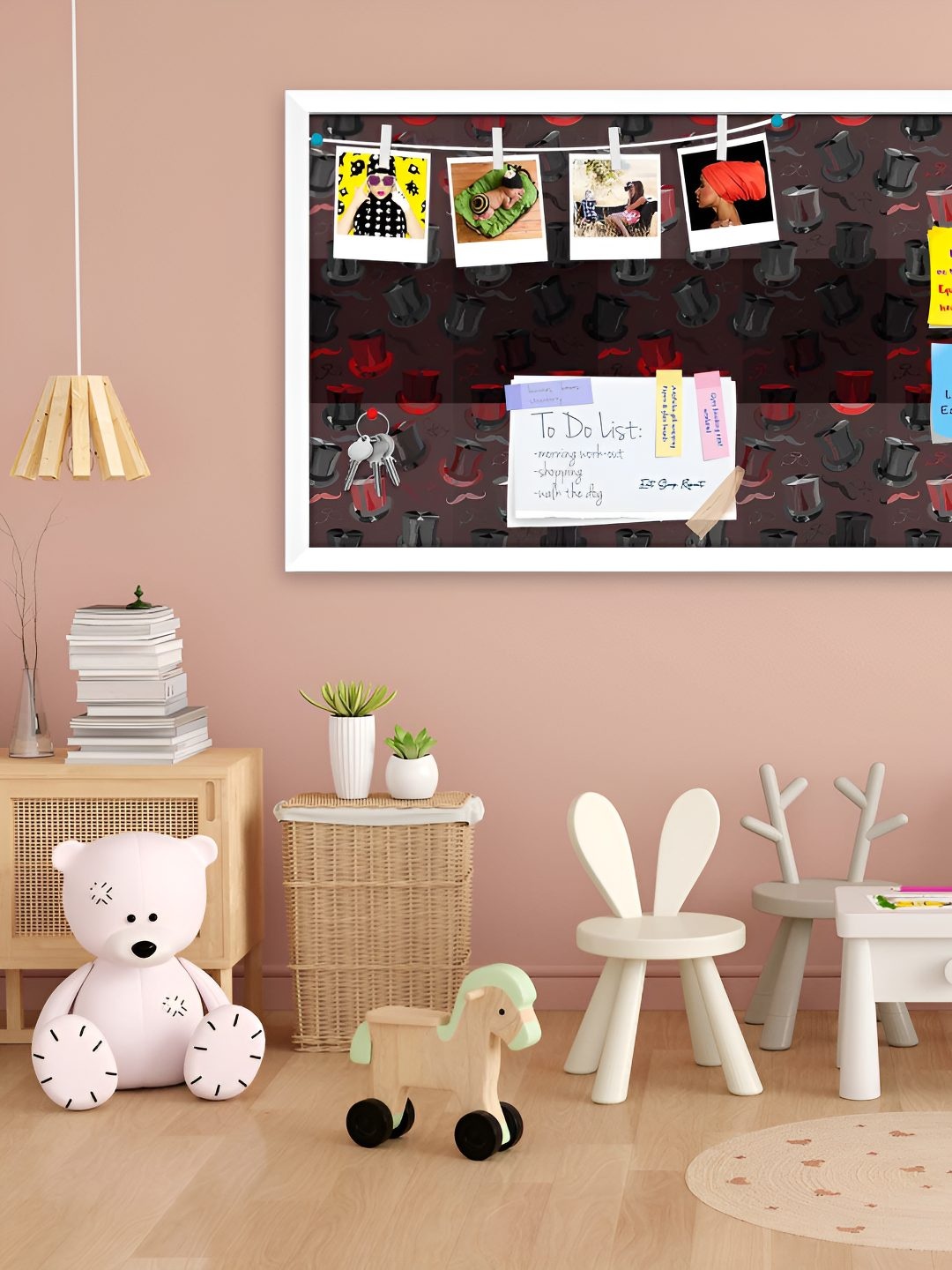 

ArtzFolio Wooden Notice Pin Board, Multi