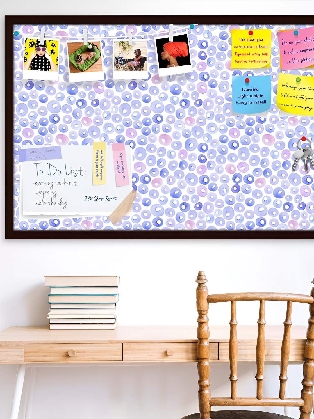 

ArtzFolio Wooden Notice Pin Board, Multi