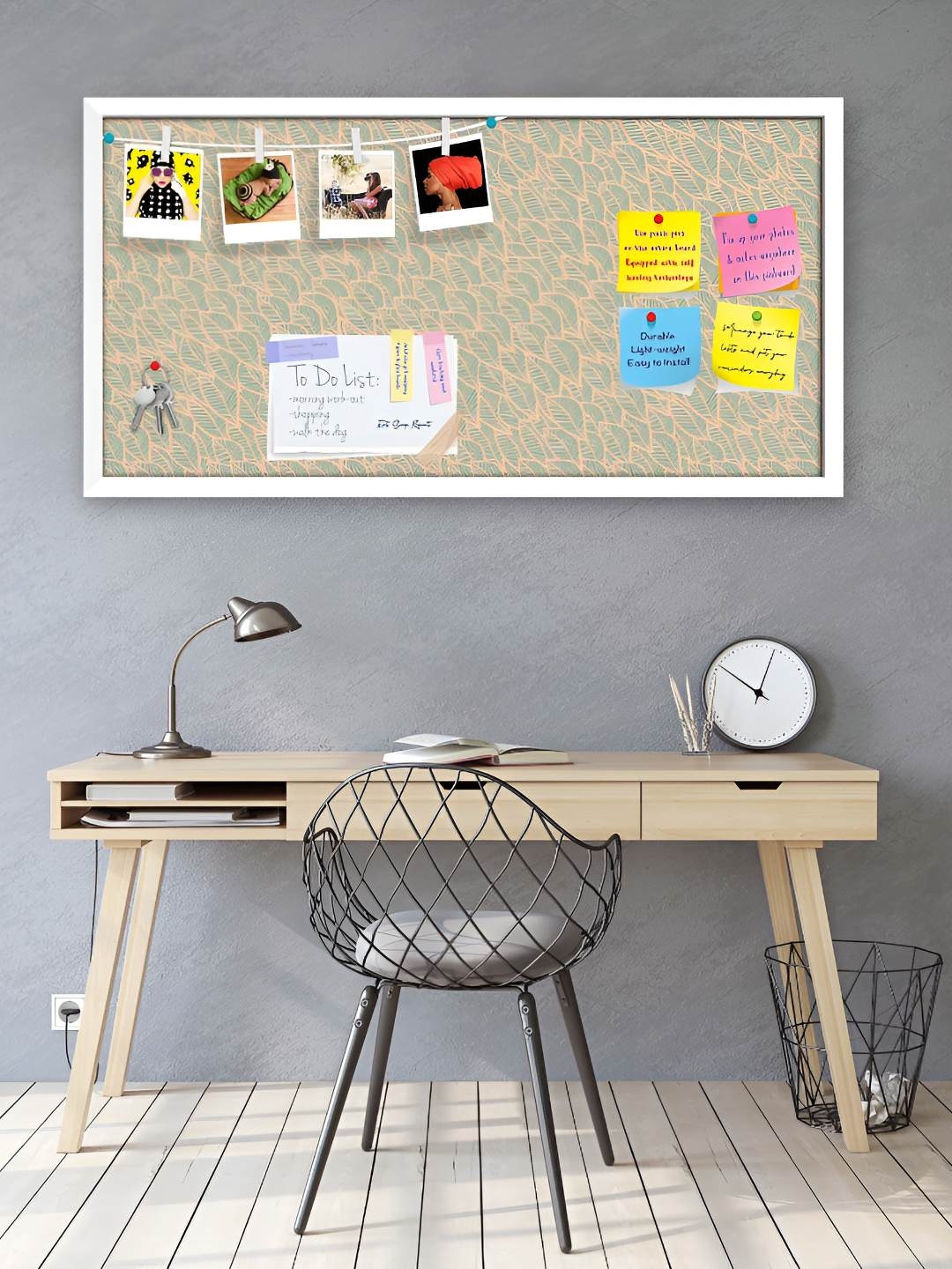 

ArtzFolio Wooden Notice Pin Board, Multi