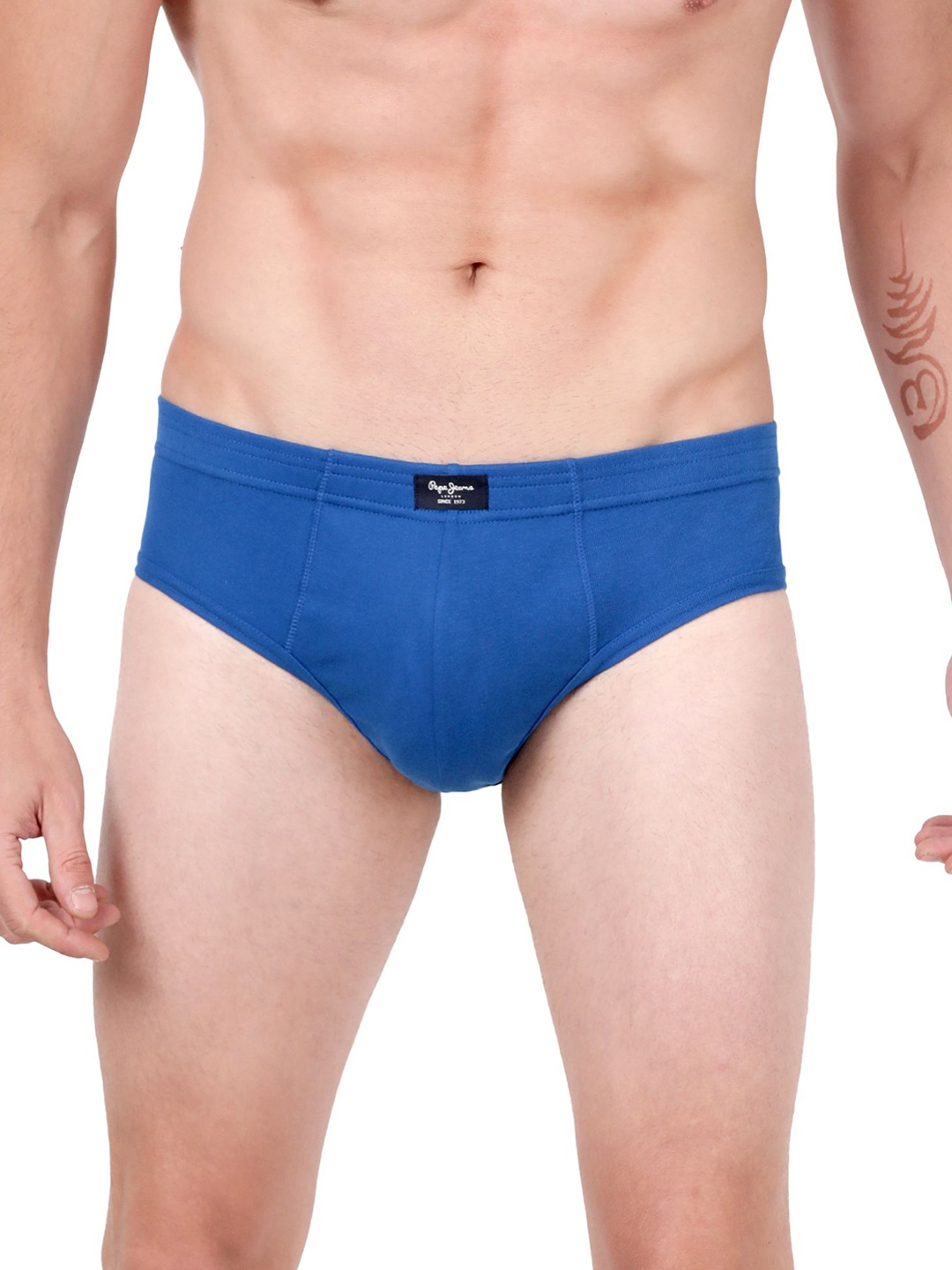 

Pepe Jeans Mid-Rise Hipster Briefs CLB01-03-CLBL, Blue