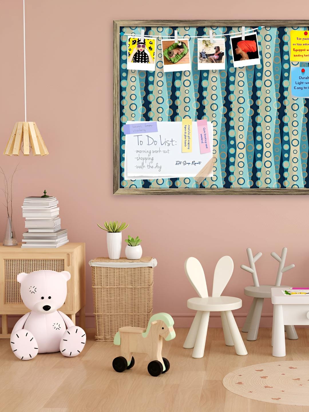 

ArtzFolio Wooden Notice Pin Board, Multi