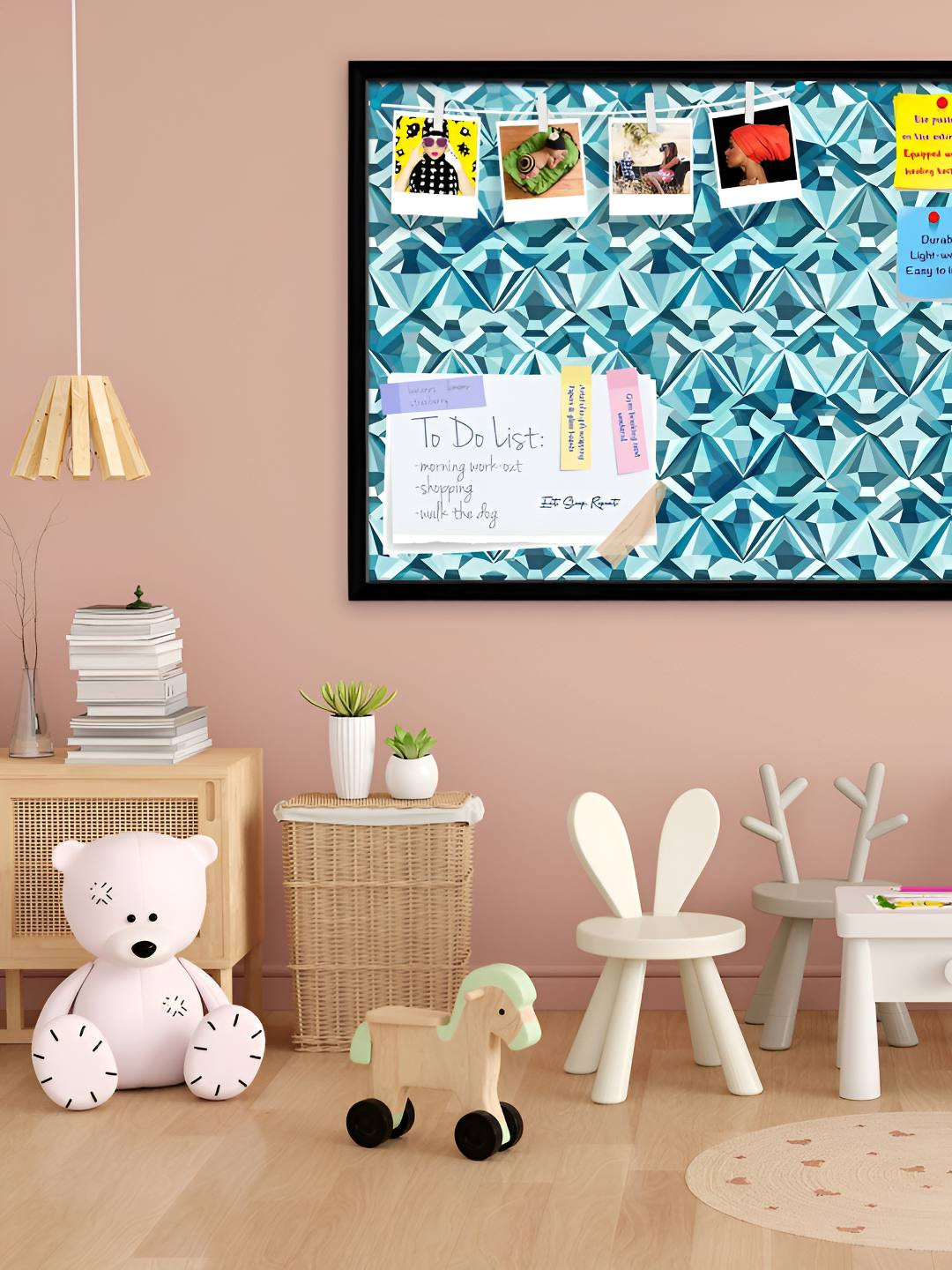 

ArtzFolio Wooden Notice Pin Board, Multi