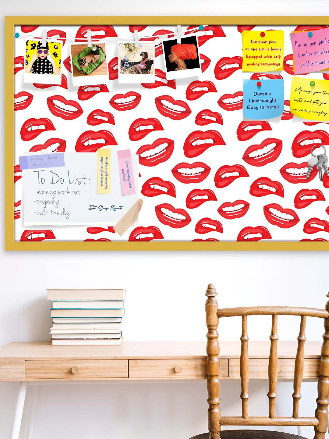 

ArtzFolio Wooden Notice Pin Board, Multi