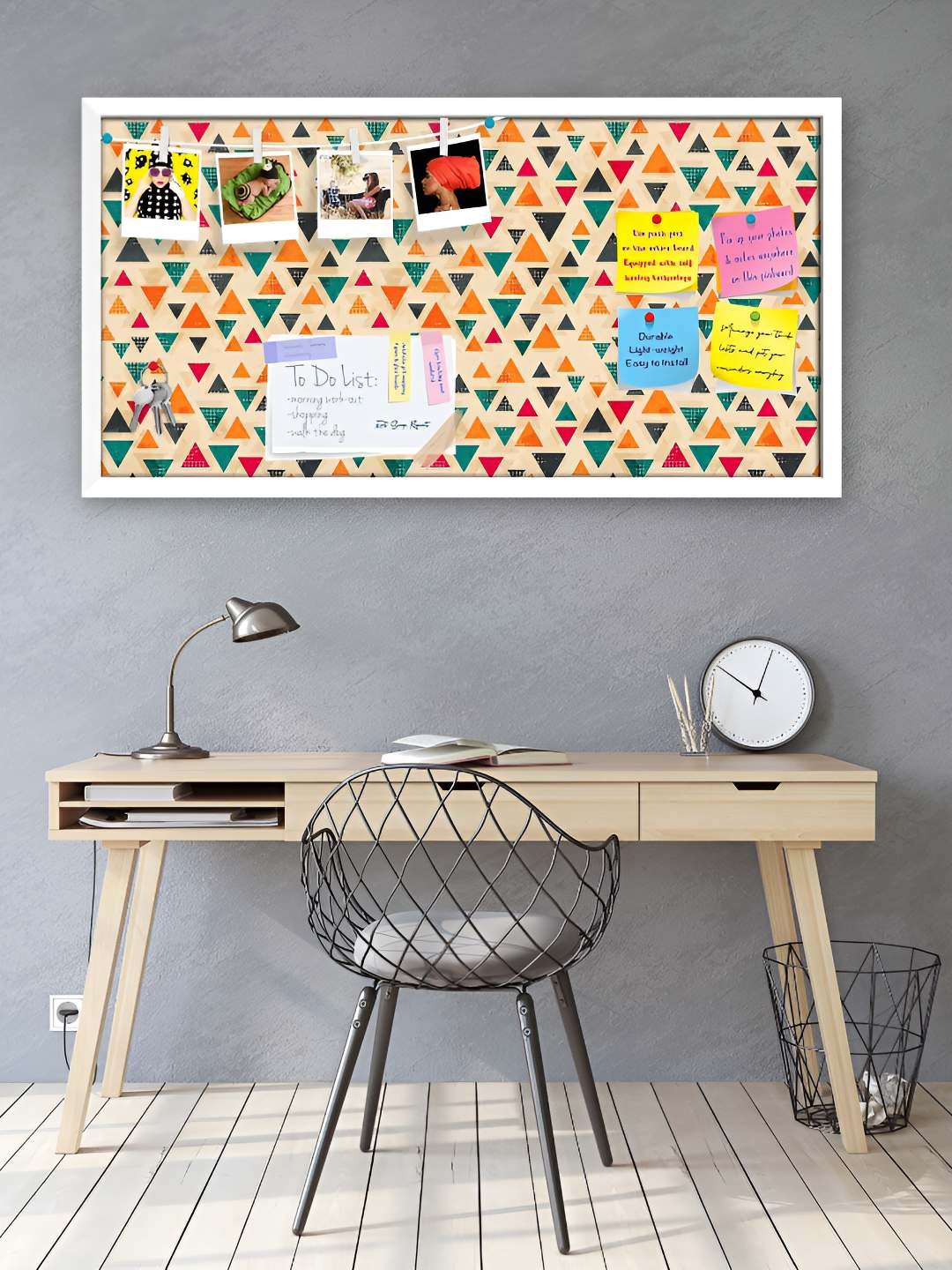 

ArtzFolio Wooden Notice Pin Board, Multi