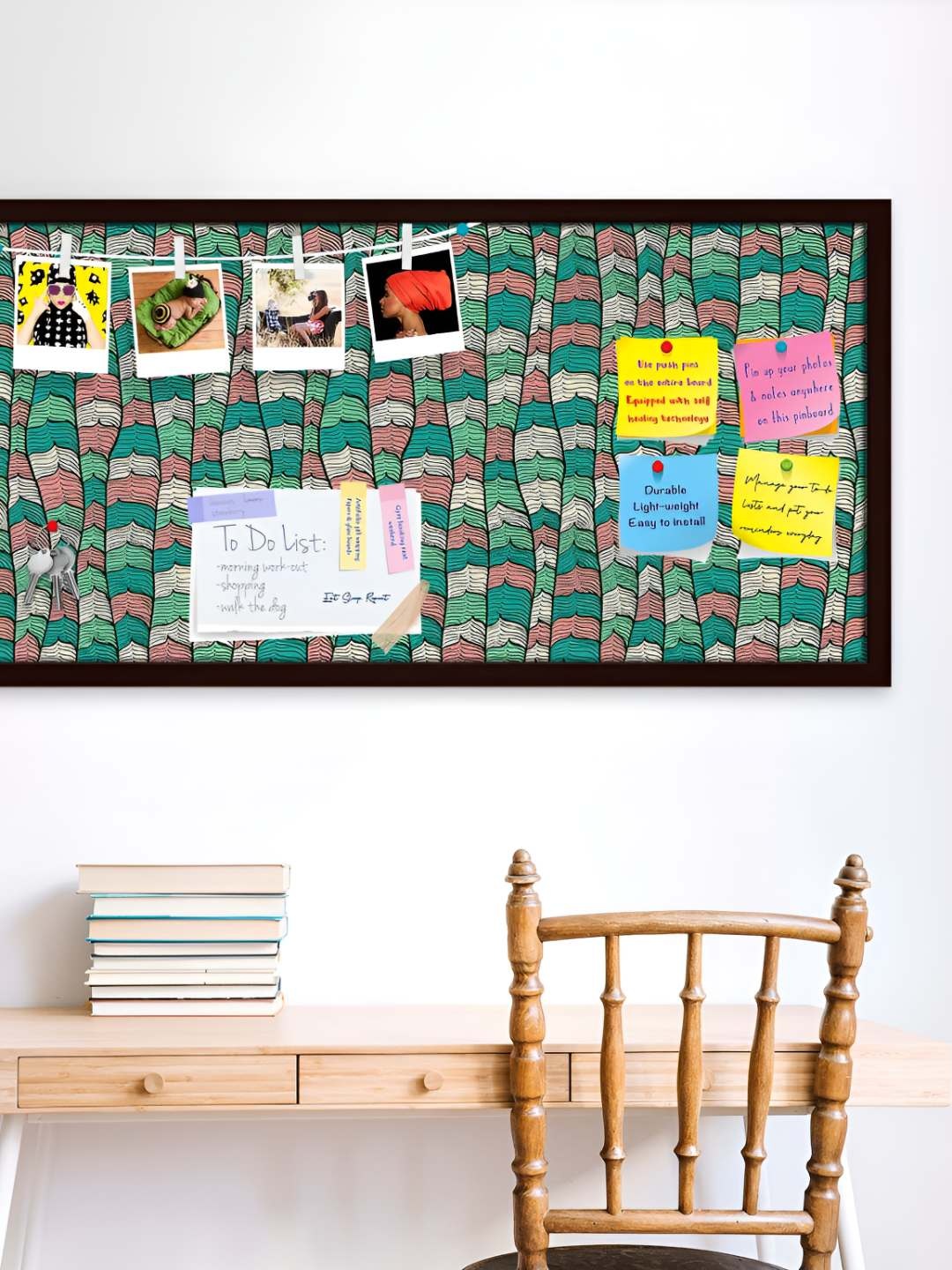 

ArtzFolio Wooden Notice Pin Board, Multi
