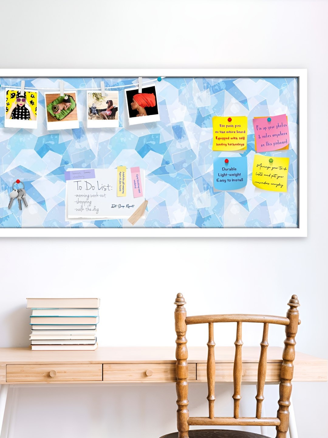 

ArtzFolio Wooden Notice Pin Board, Multi