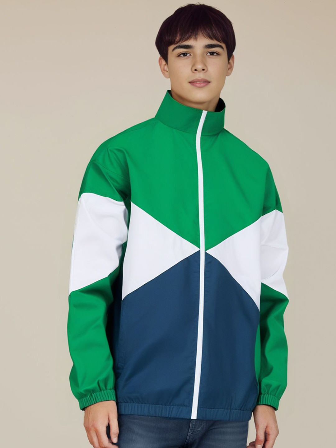

StyleCast x Revolte Men Lightweight Tailored Jacket, Green