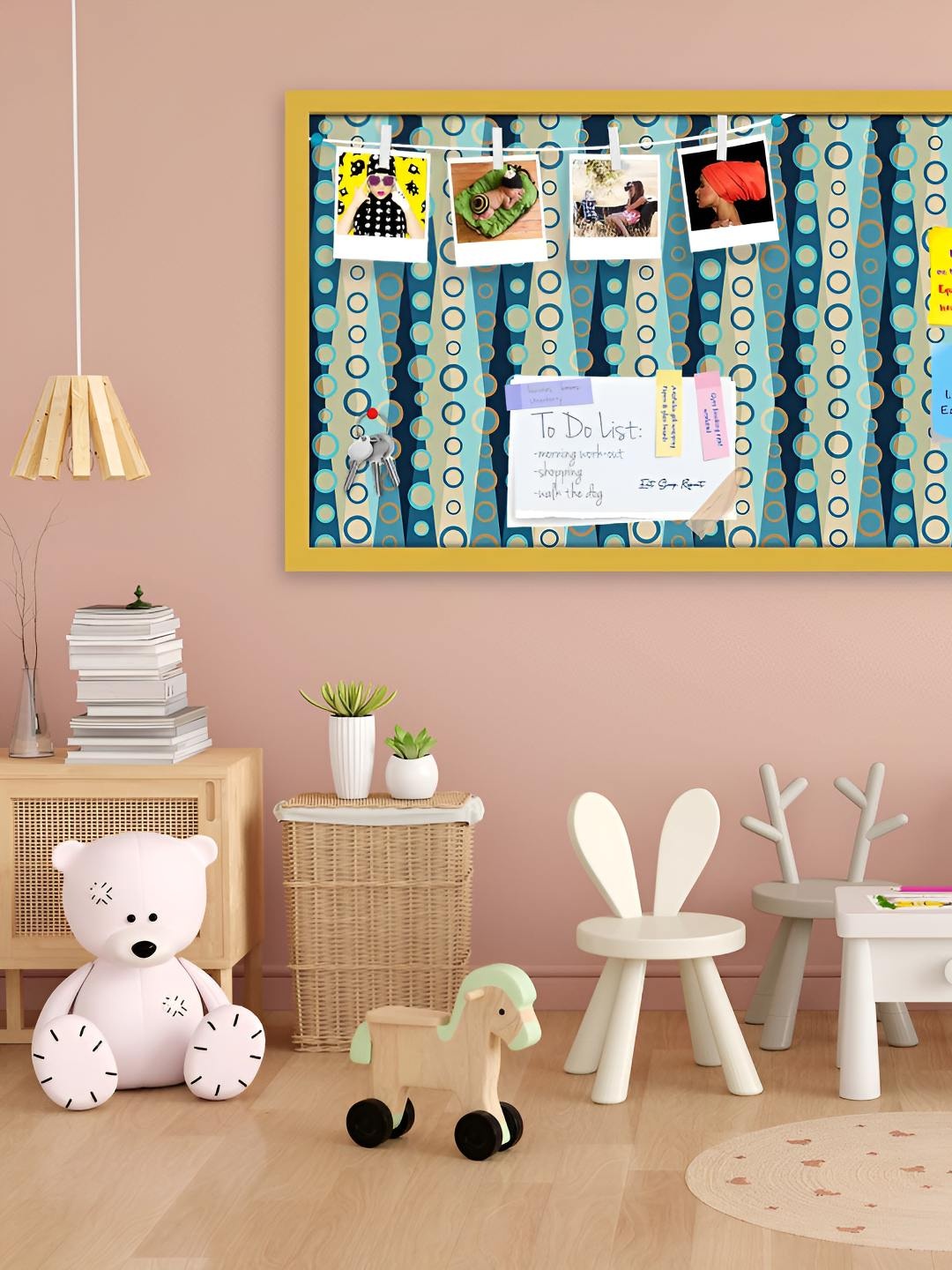 

ArtzFolio Wooden Notice Pin Board, Multi