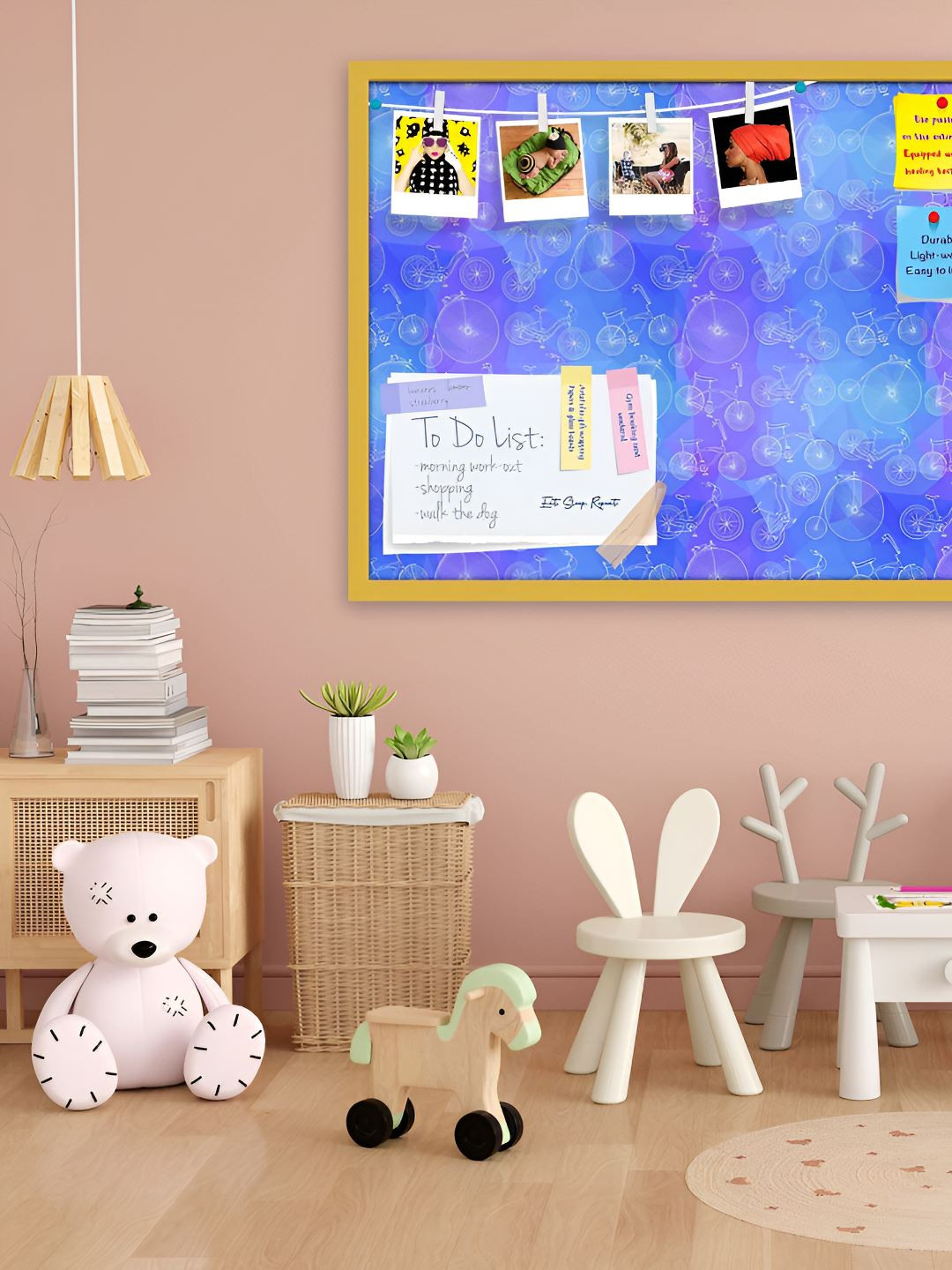 

ArtzFolio Wooden Notice Pin Board, Multi