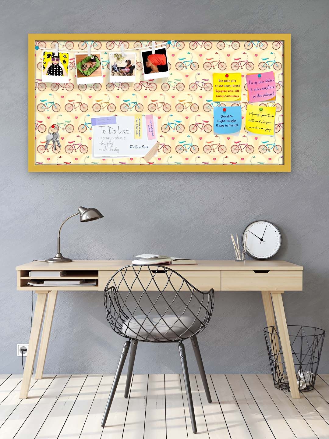 

ArtzFolio Wooden Notice Pin Board, Multi