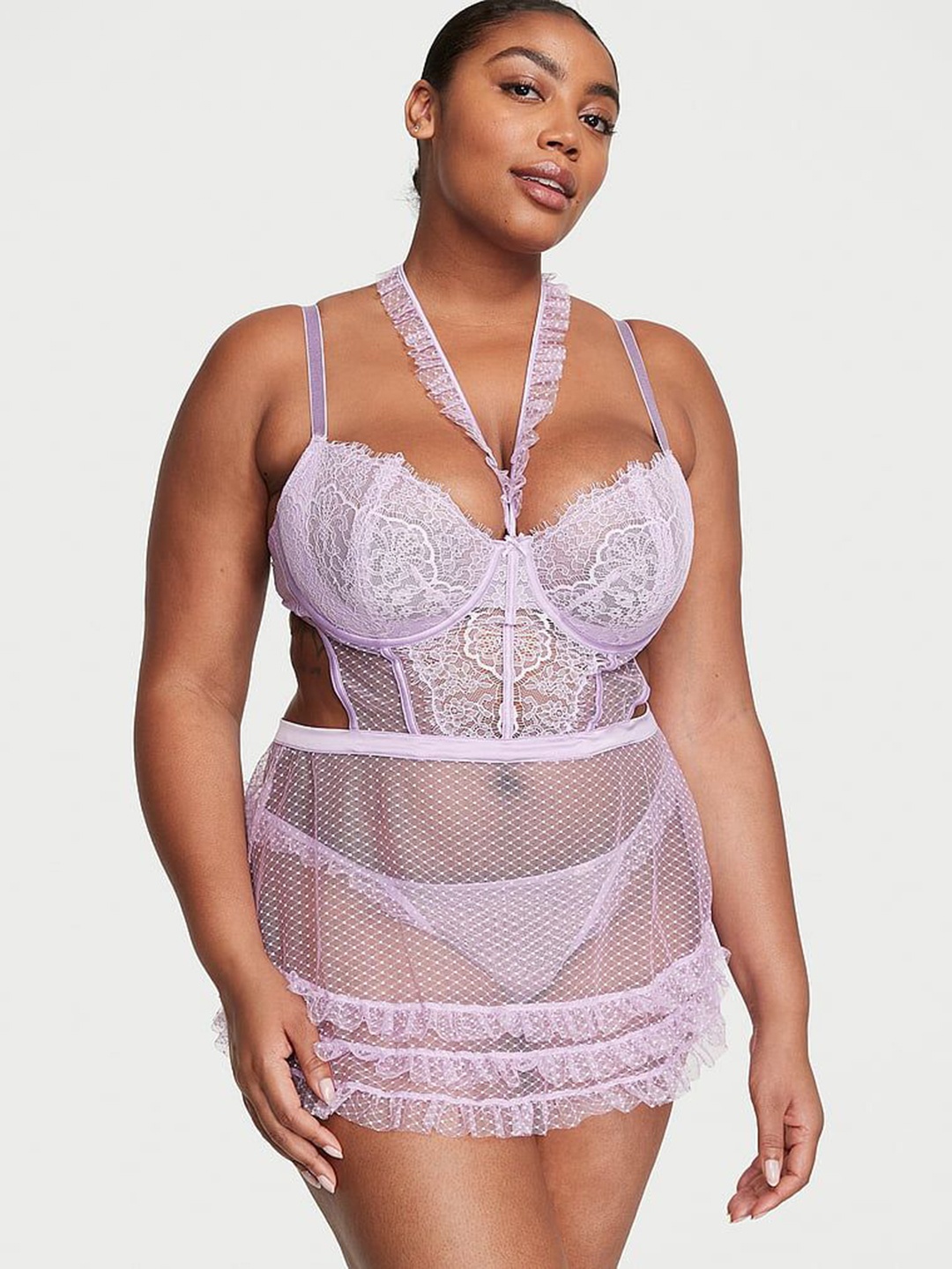 

Victoria's Secret Halter Neck Baby Doll, Purple
