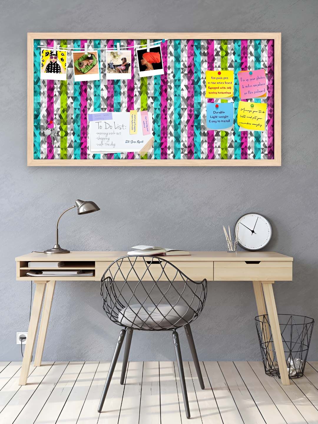 

ArtzFolio Wooden Notice Pin Board, Multi
