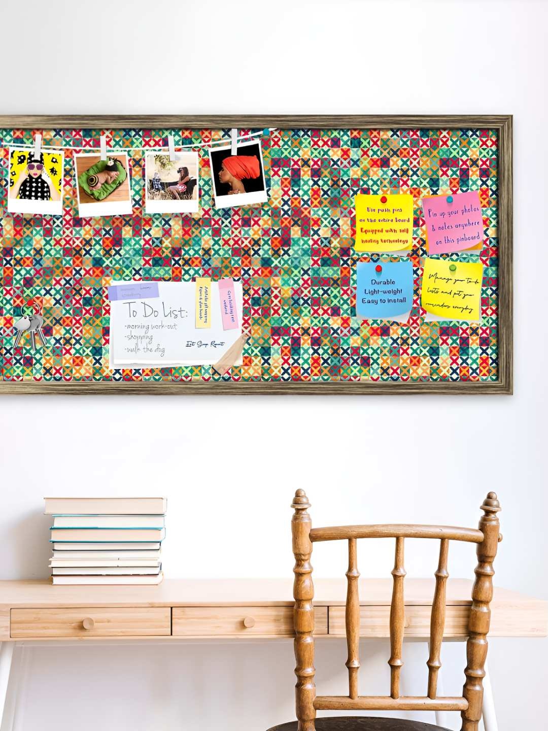 

ArtzFolio Wooden Notice Pin Board, Multi