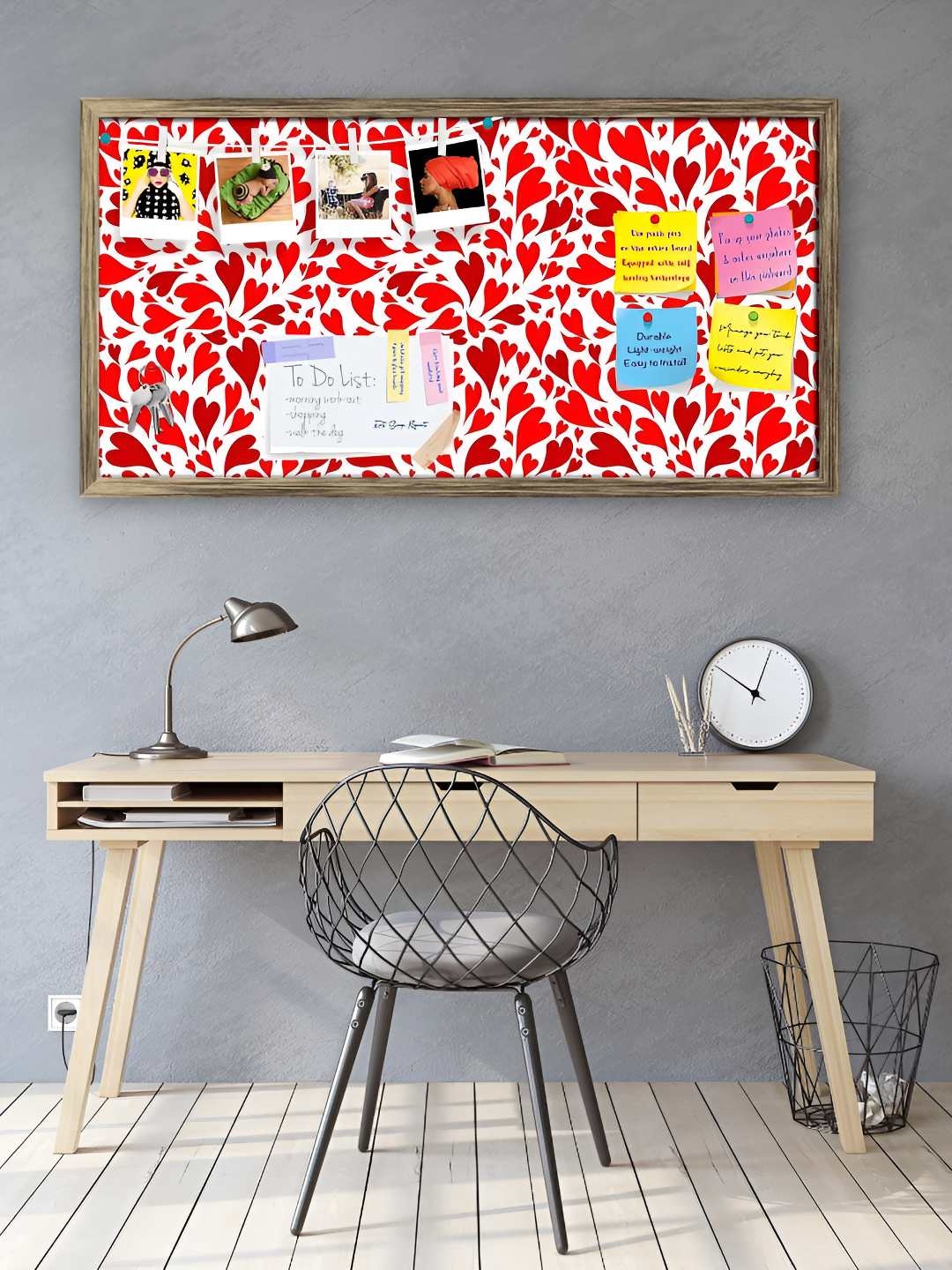 

ArtzFolio Wooden Notice Pin Board, Multi