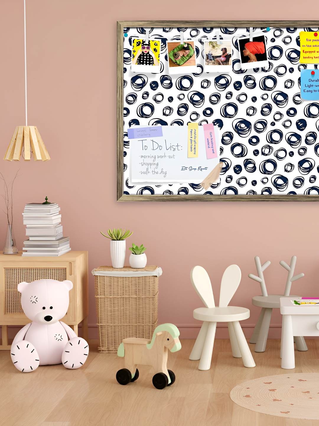 

ArtzFolio Wooden Notice Pin Board, Multi