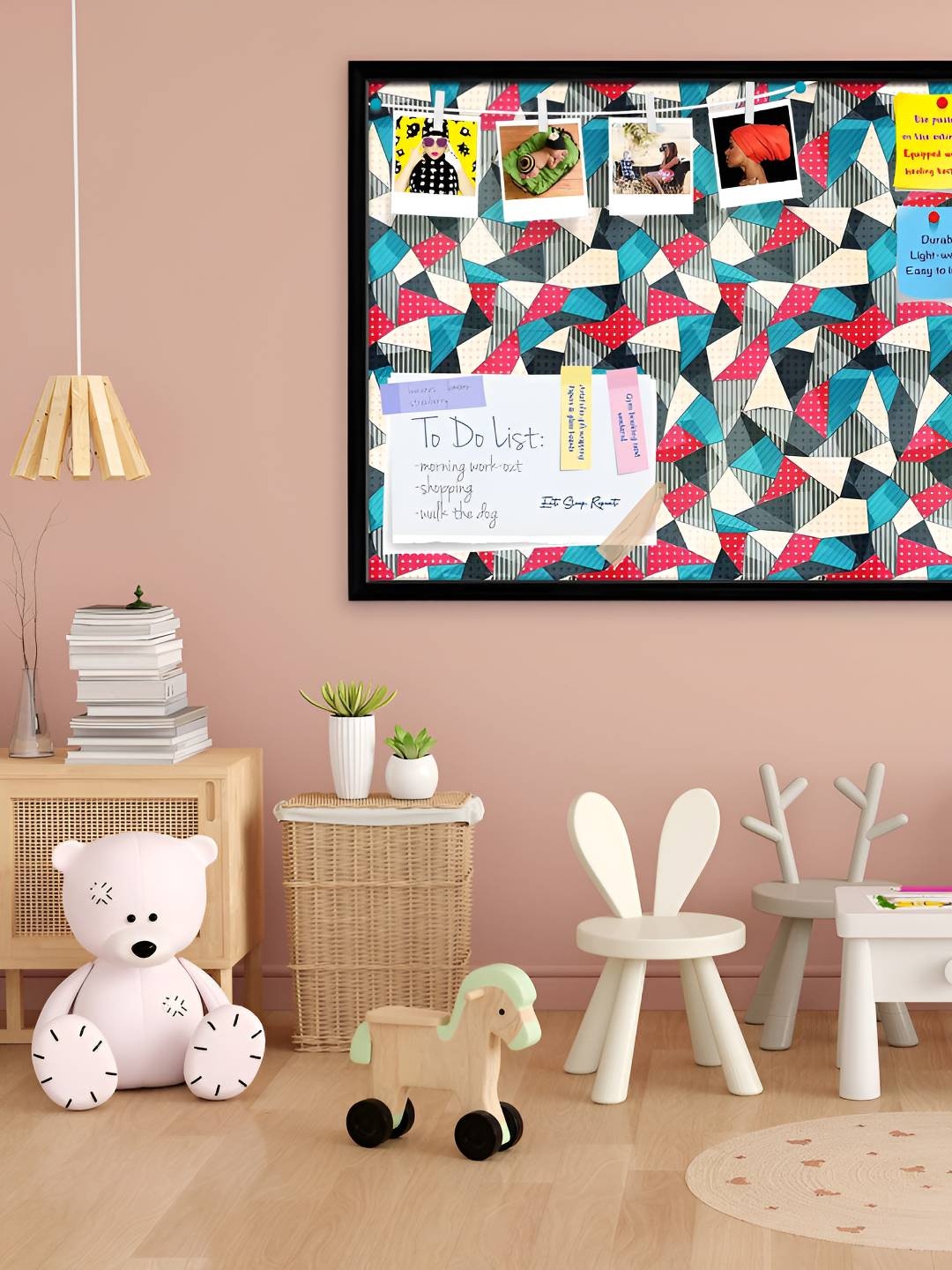 

ArtzFolio Wooden Notice Pin Board, Multi
