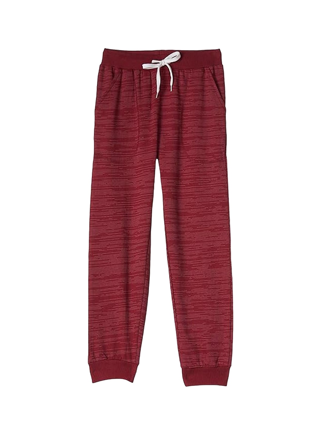 

BAESD Boys Cotton Mid-Rise Regular Fit Joggers, Red