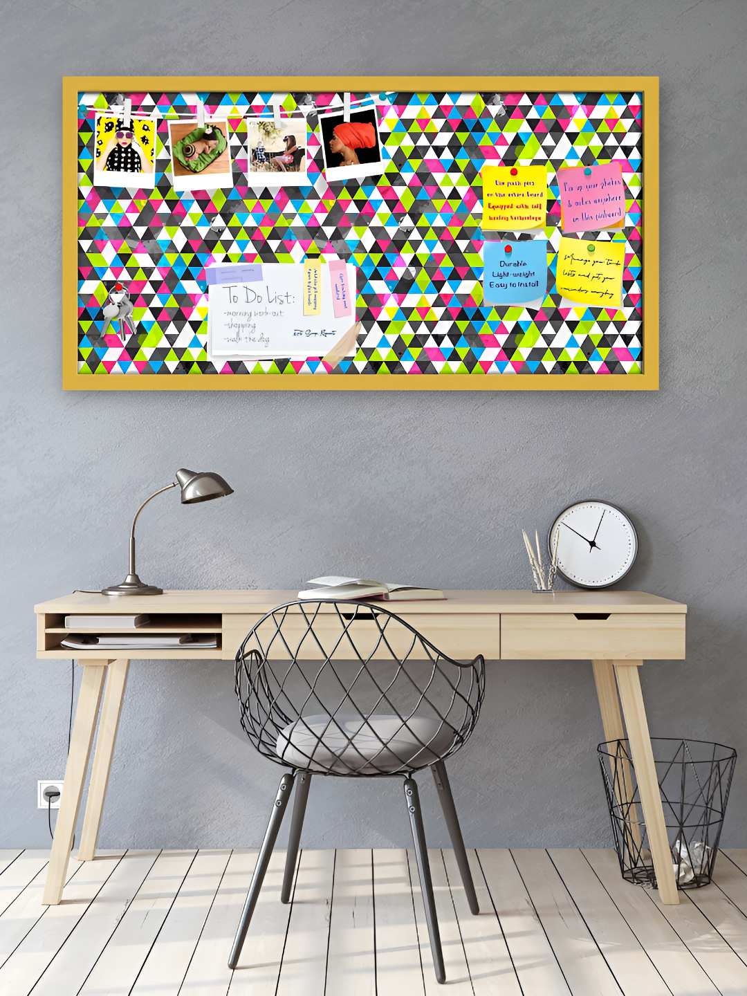 

ArtzFolio Wooden Notice Pin Board, Multi