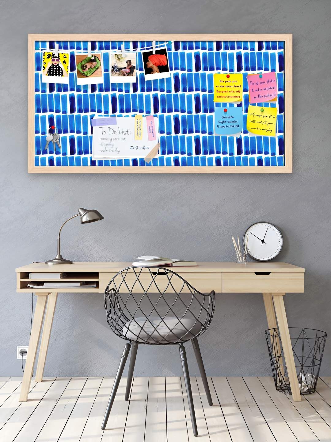 

ArtzFolio Wooden Notice Pin Board, Multi