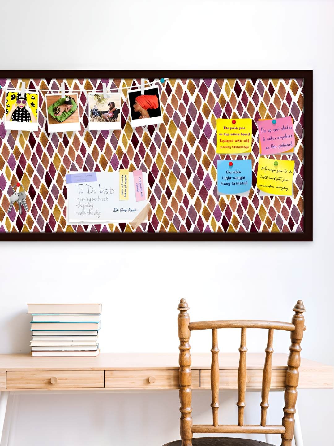 

ArtzFolio Wooden Notice Pin Board, Multi