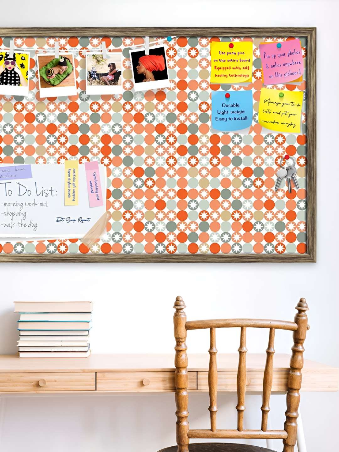 

ArtzFolio Wooden Notice Pin Board, Multi