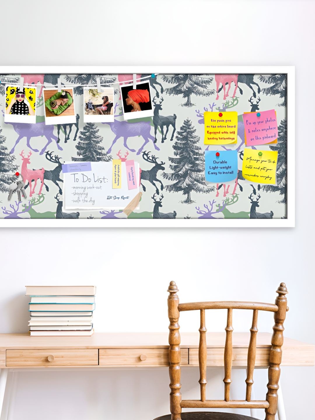 

ArtzFolio Wooden Notice Pin Board, Multi