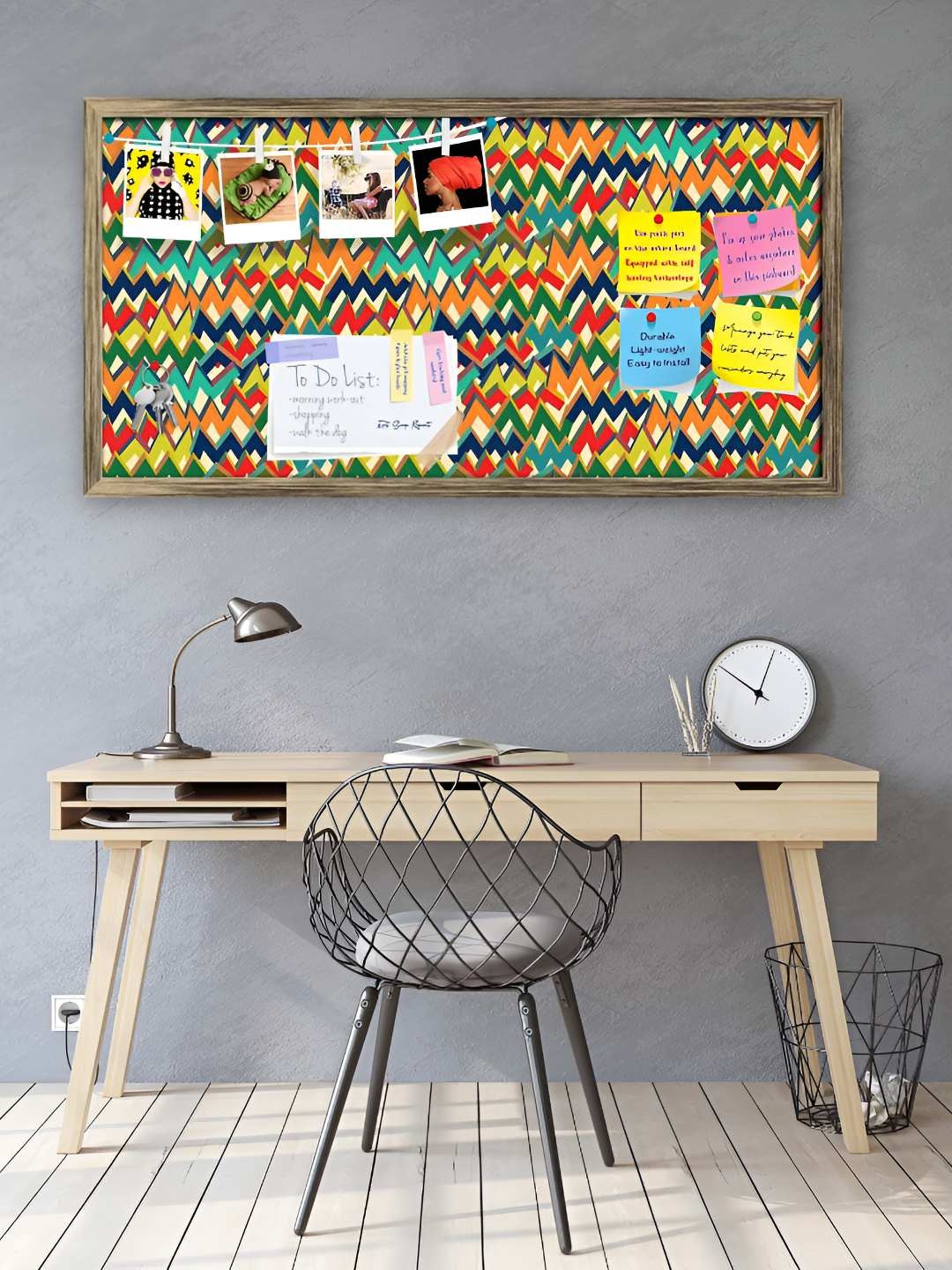 

ArtzFolio Wooden Notice Pin Board, Multi