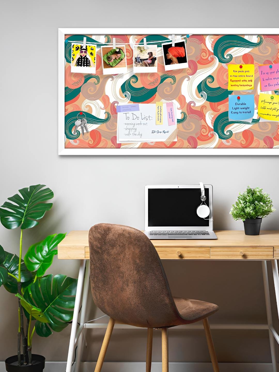 

ArtzFolio Wooden Notice Pin Board, Multi