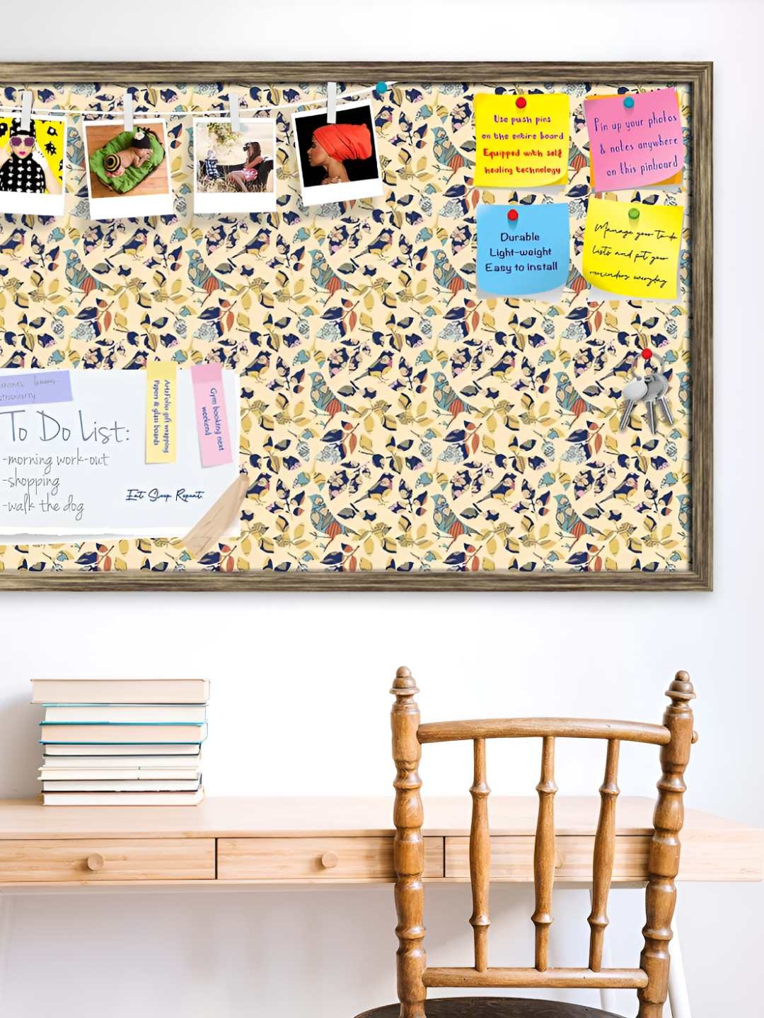 

ArtzFolio Wooden Notice Pin Board, Multi