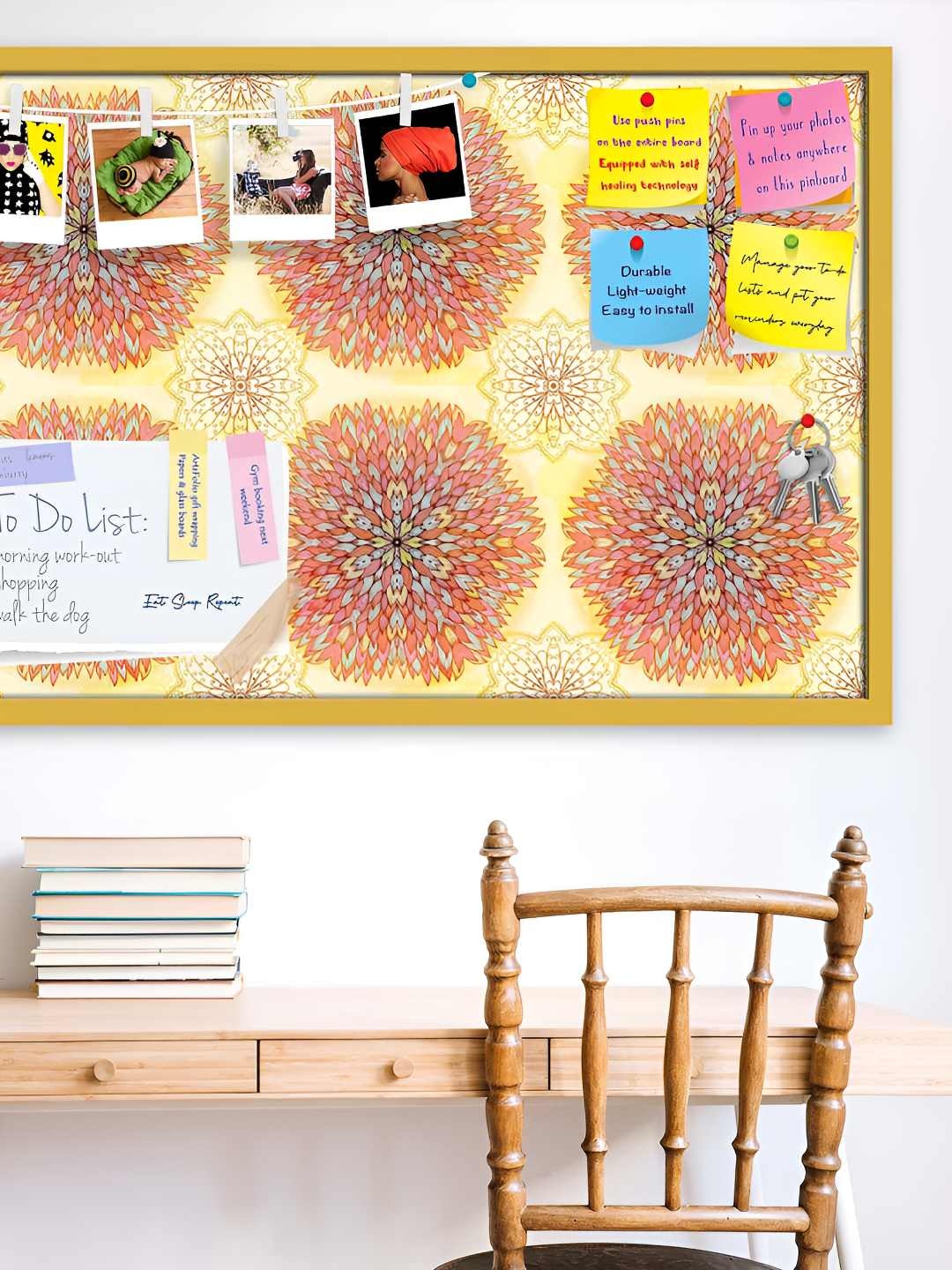 

ArtzFolio Wooden Notice Pin Board, Multi