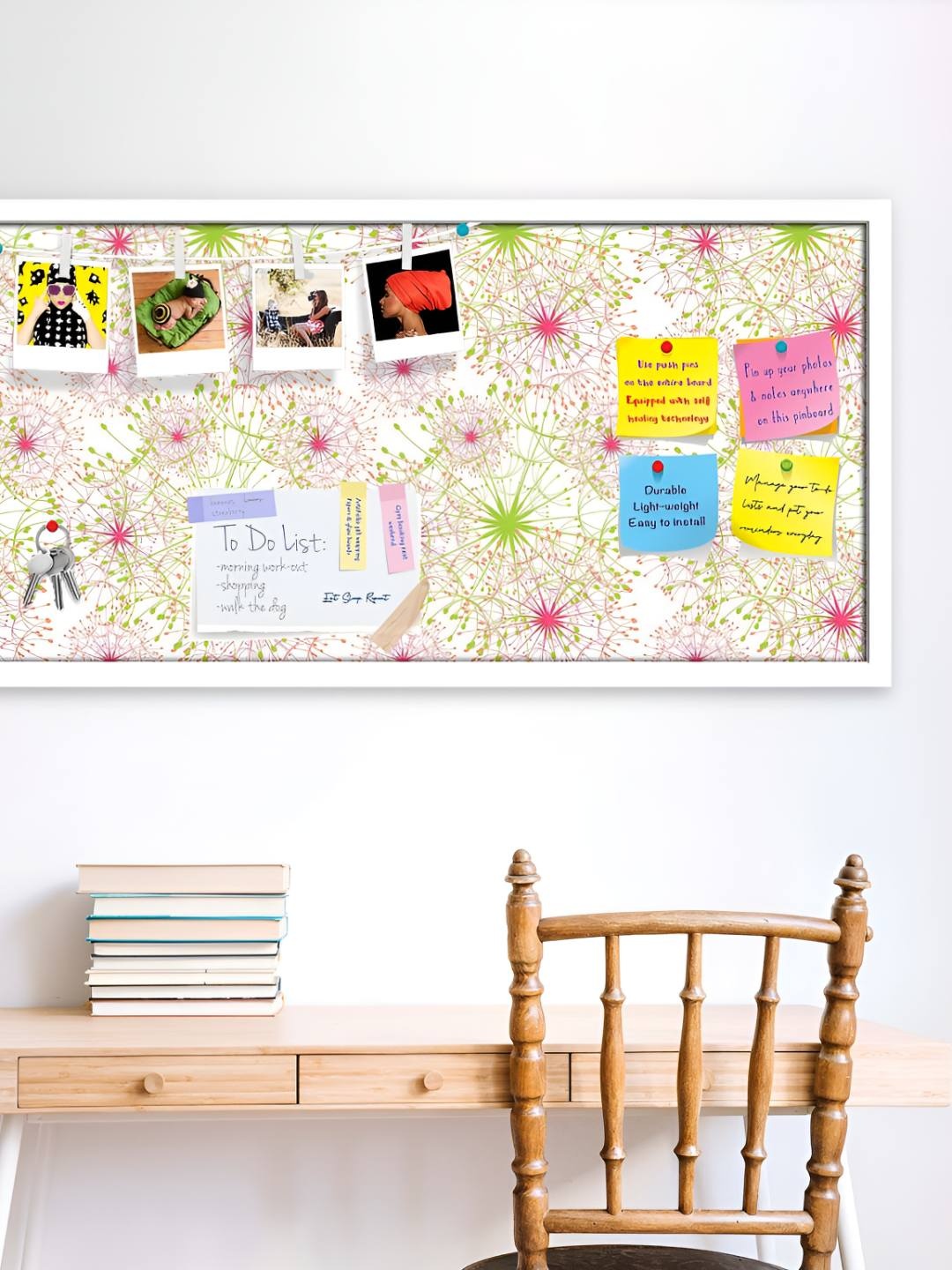 

ArtzFolio Wooden Notice Pin Board, Multi