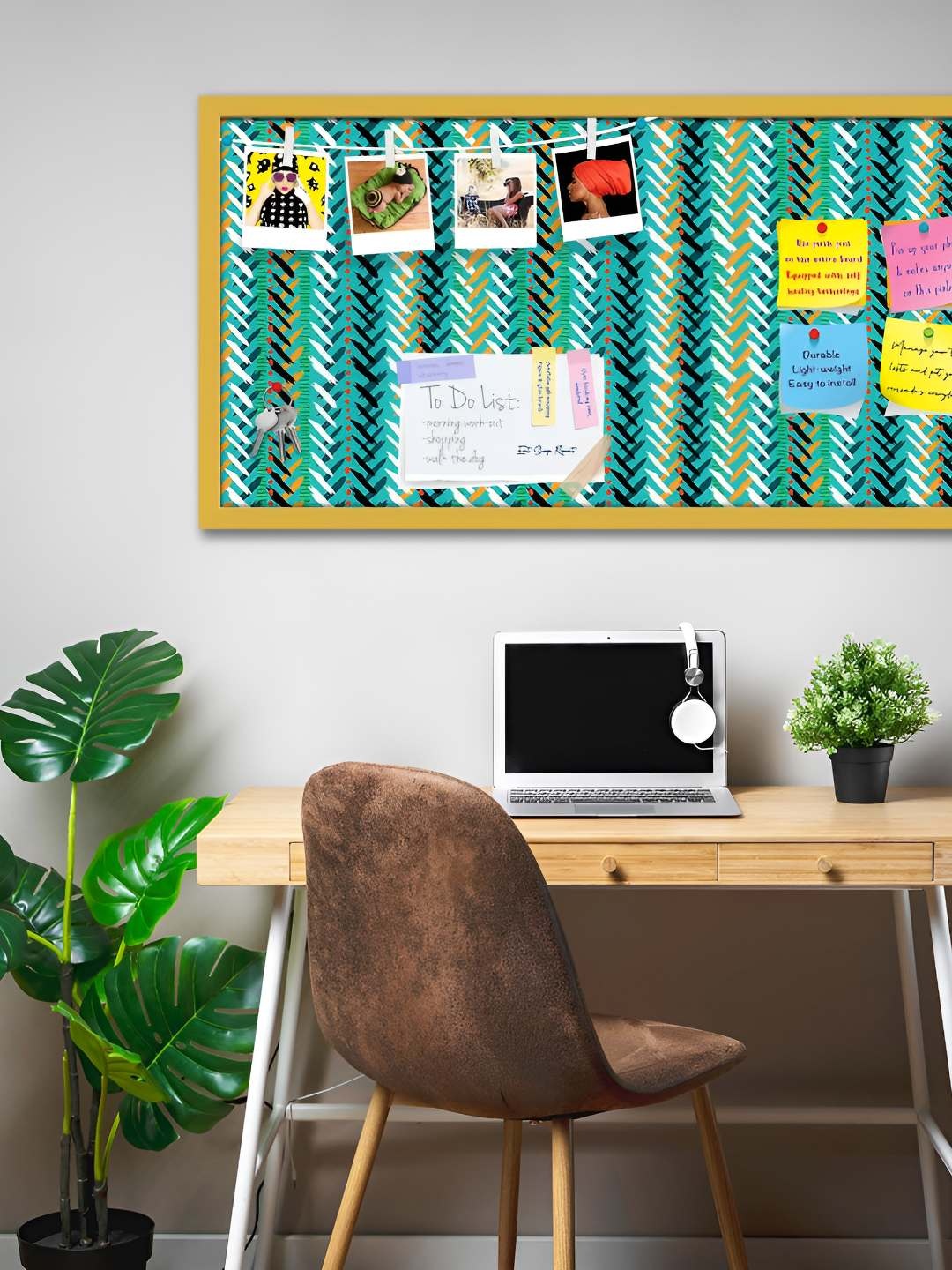 

ArtzFolio Wooden Notice Pin Board, Multi