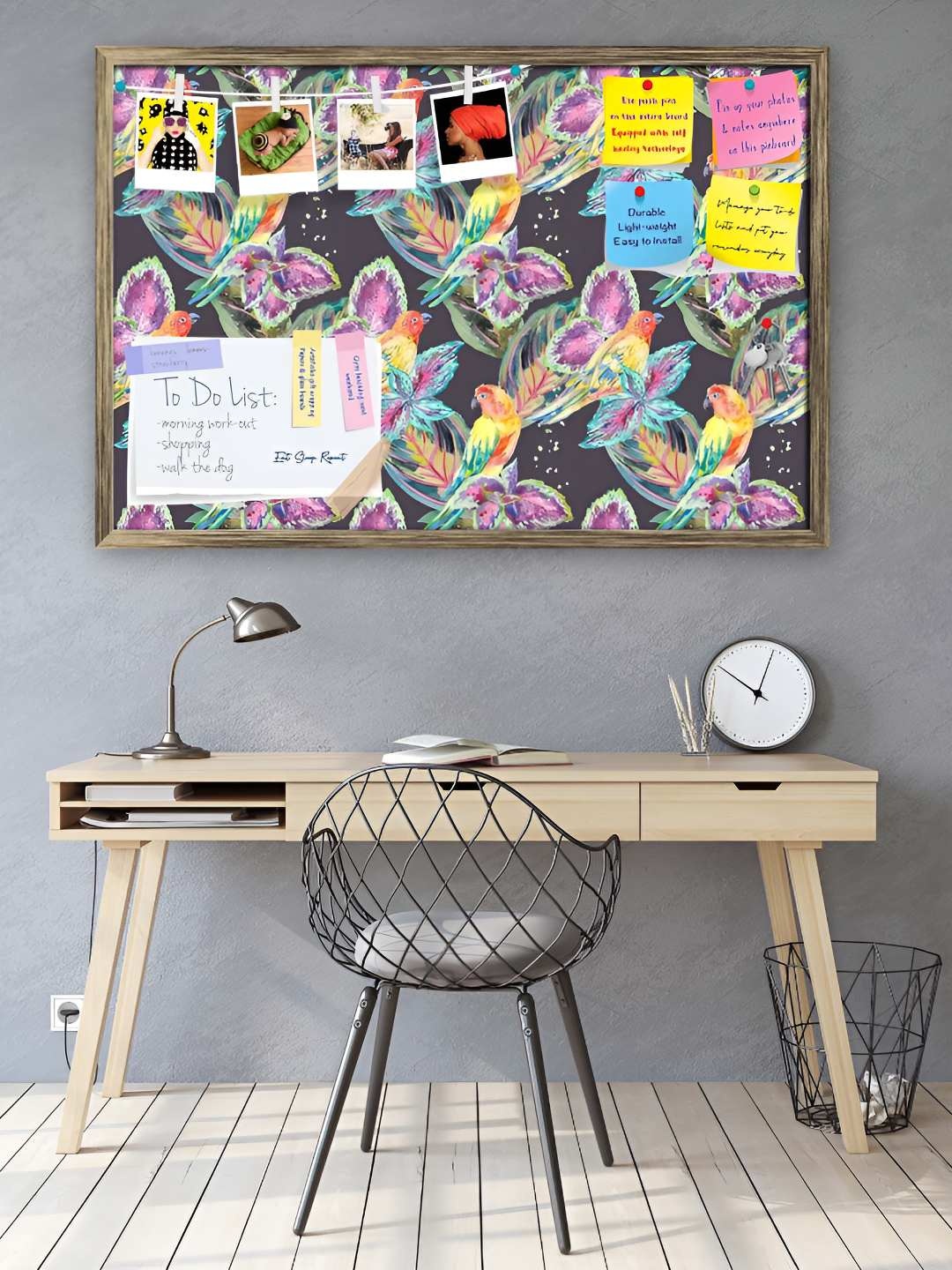 

ArtzFolio Wooden Notice Pin Board, Multi