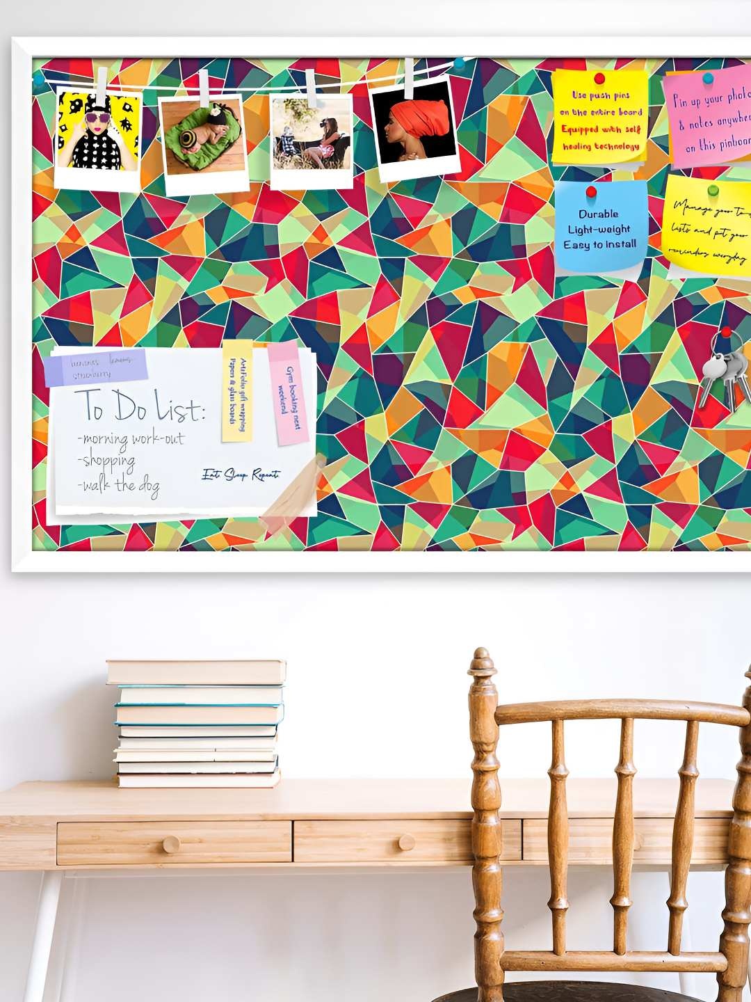 

ArtzFolio Wooden Notice Pin Board, Multi