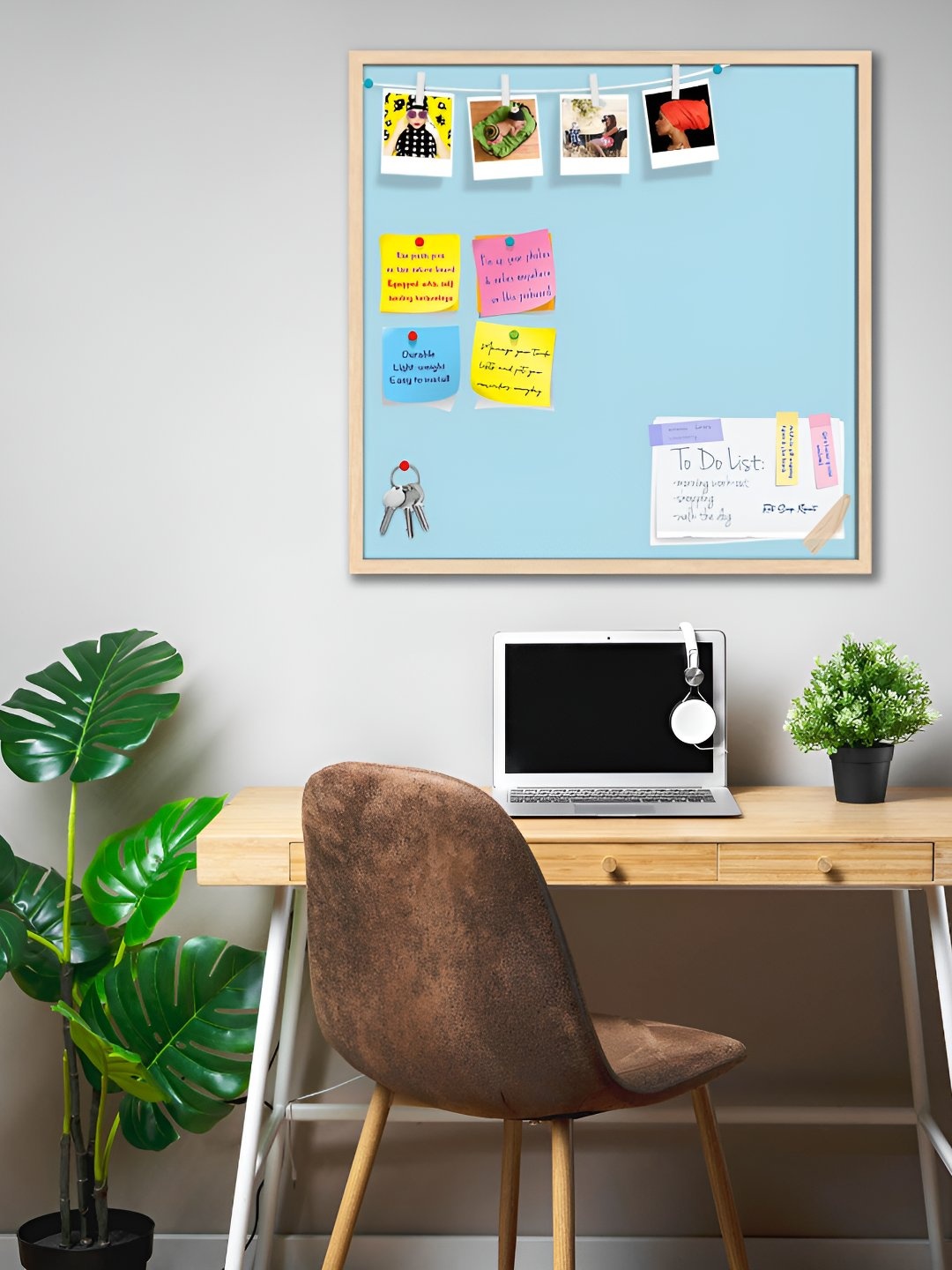 

ArtzFolio Wooden Notice Pin Board, Blue