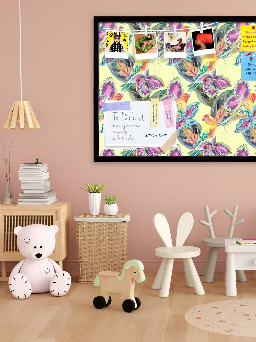 

ArtzFolio Wooden Notice Pin Board, Multi