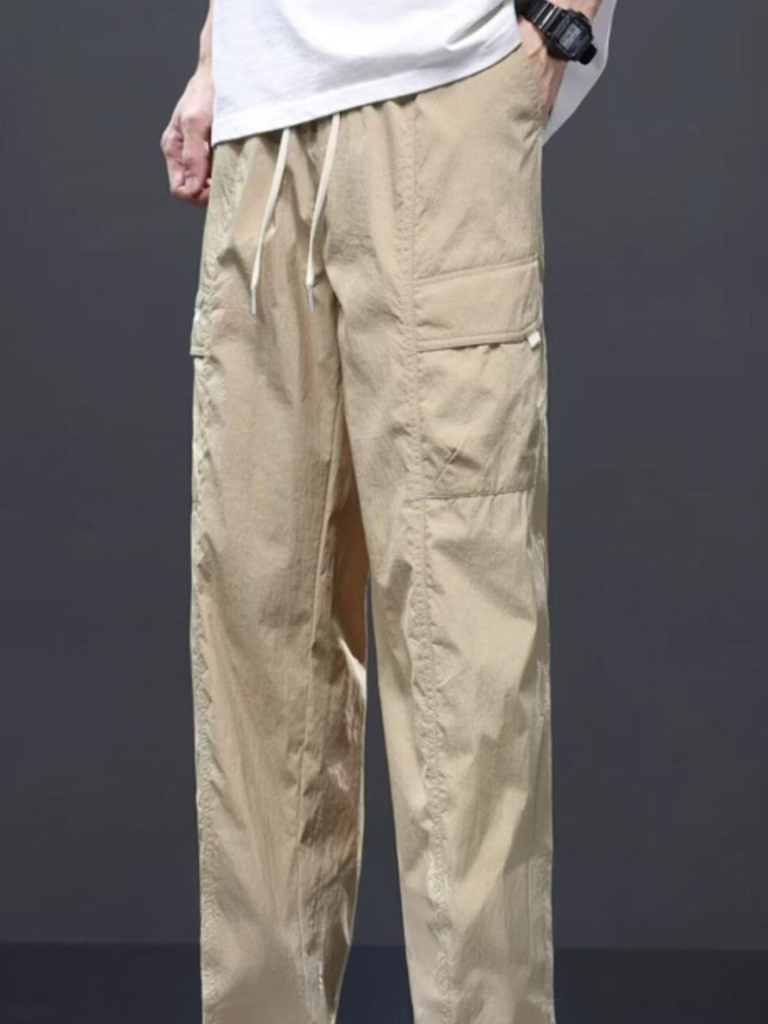 

StyleCast Men Camouflage Regular Fit Trousers, Beige