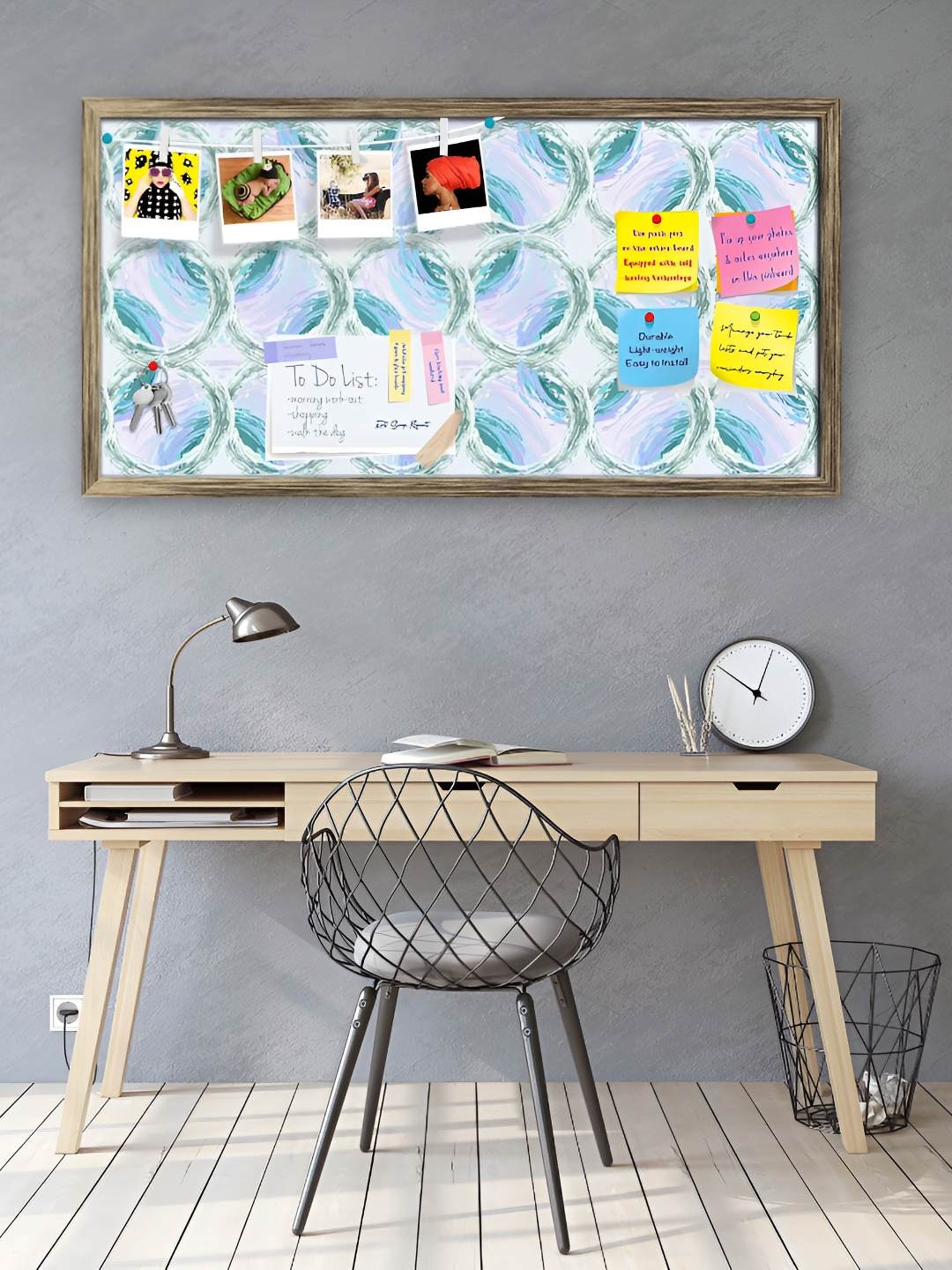 

ArtzFolio Wooden Notice Pin Board, Multi