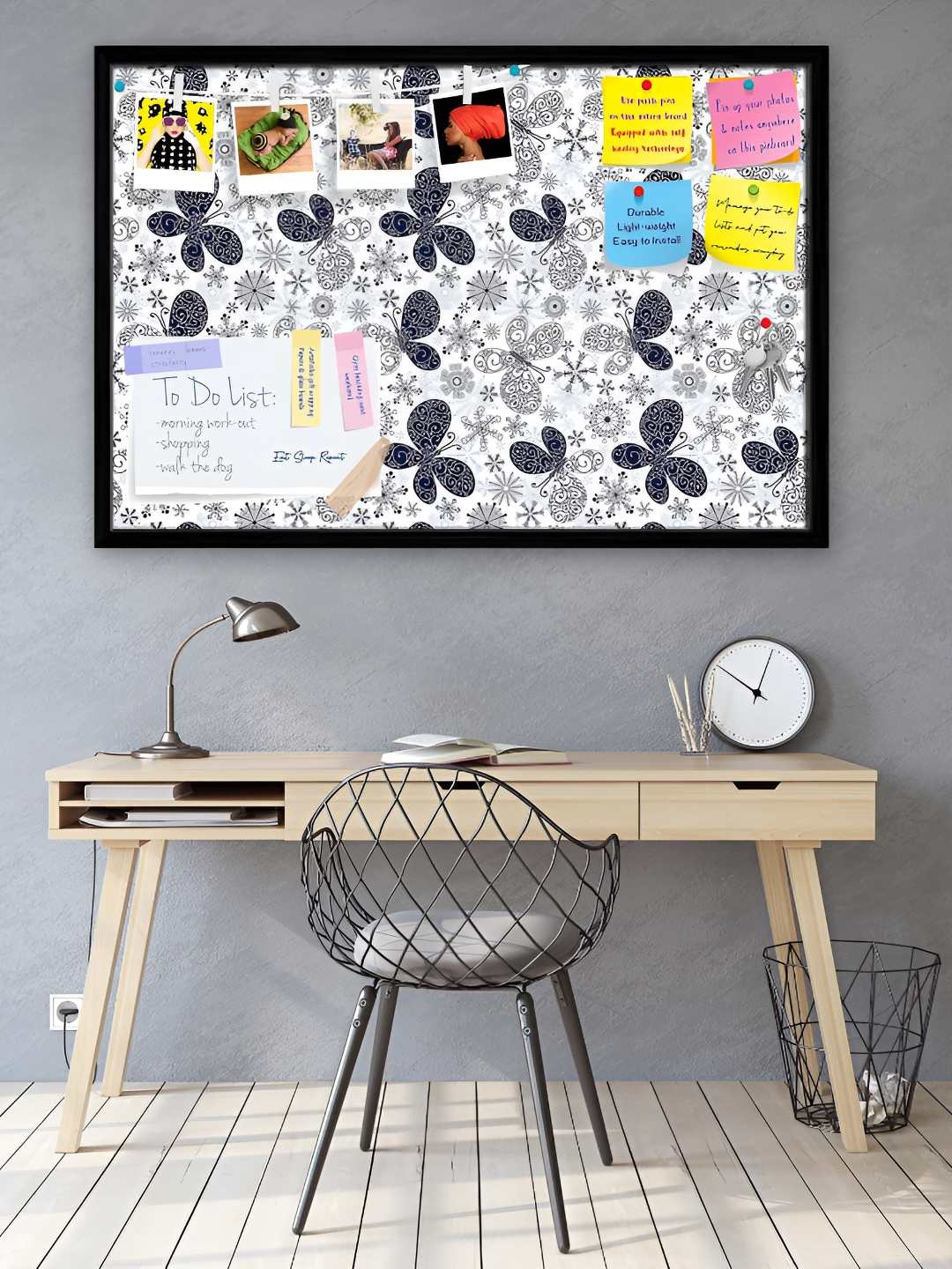 

ArtzFolio Wooden Notice Pin Board, Multi