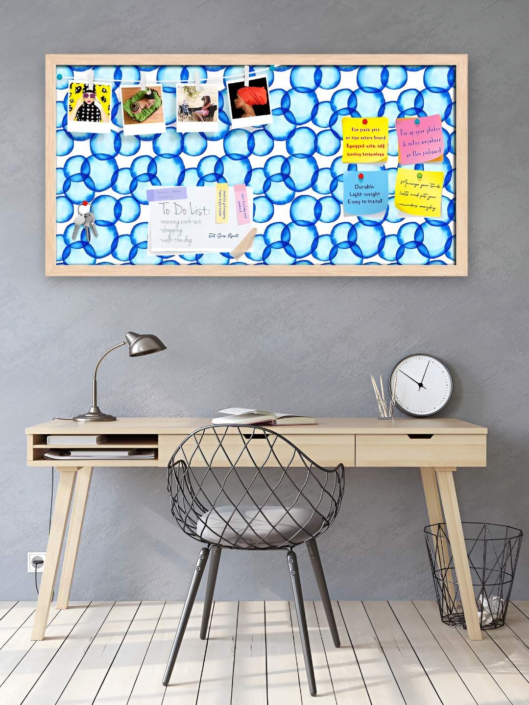 

ArtzFolio Wooden Notice Pin Board, Multi
