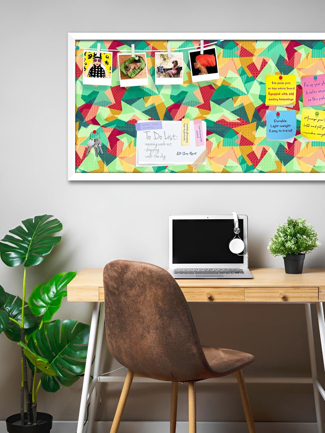 

ArtzFolio Wooden Notice Pin Board, Multi