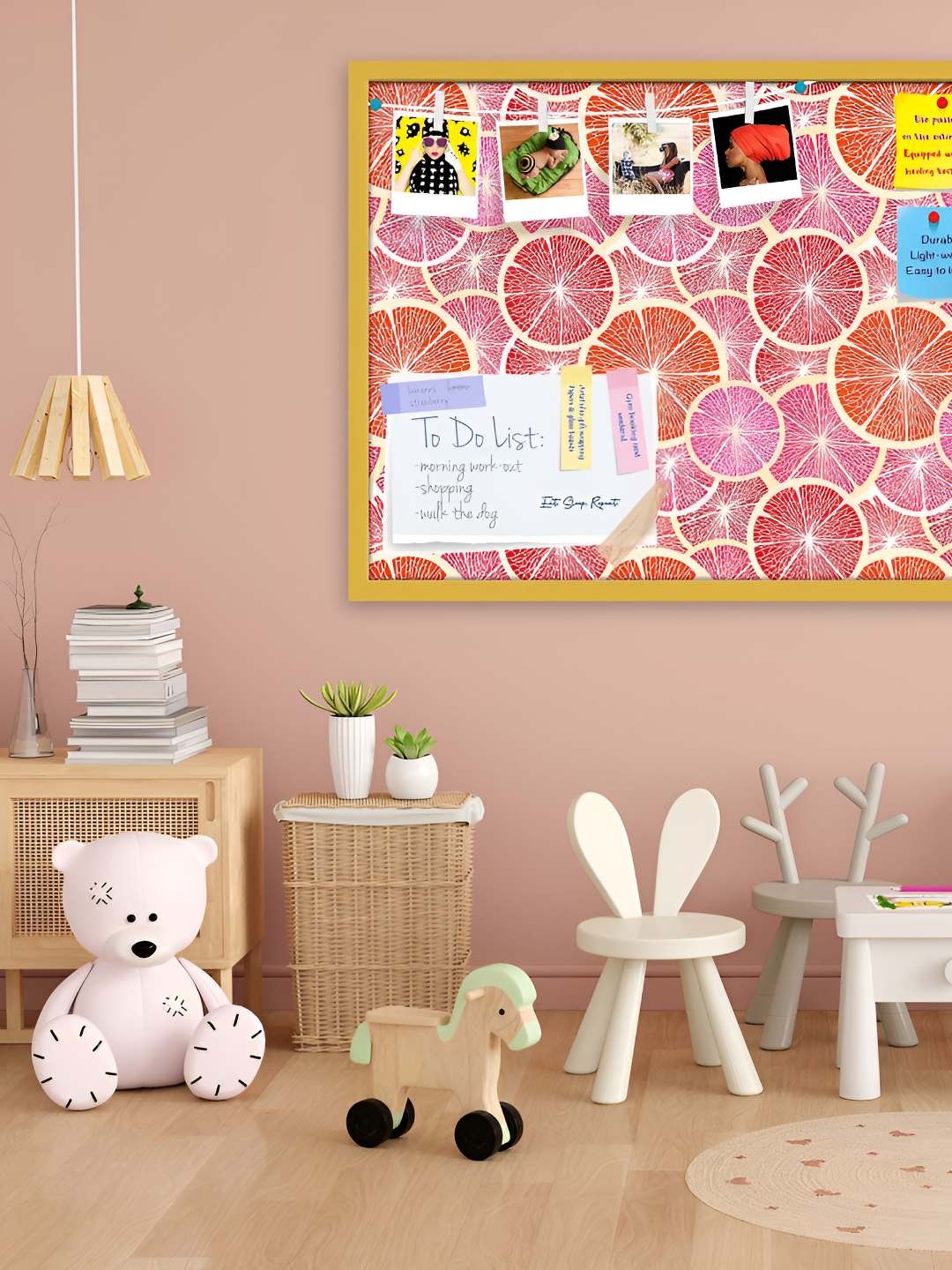 

ArtzFolio Wooden Notice Pin Board, Multi