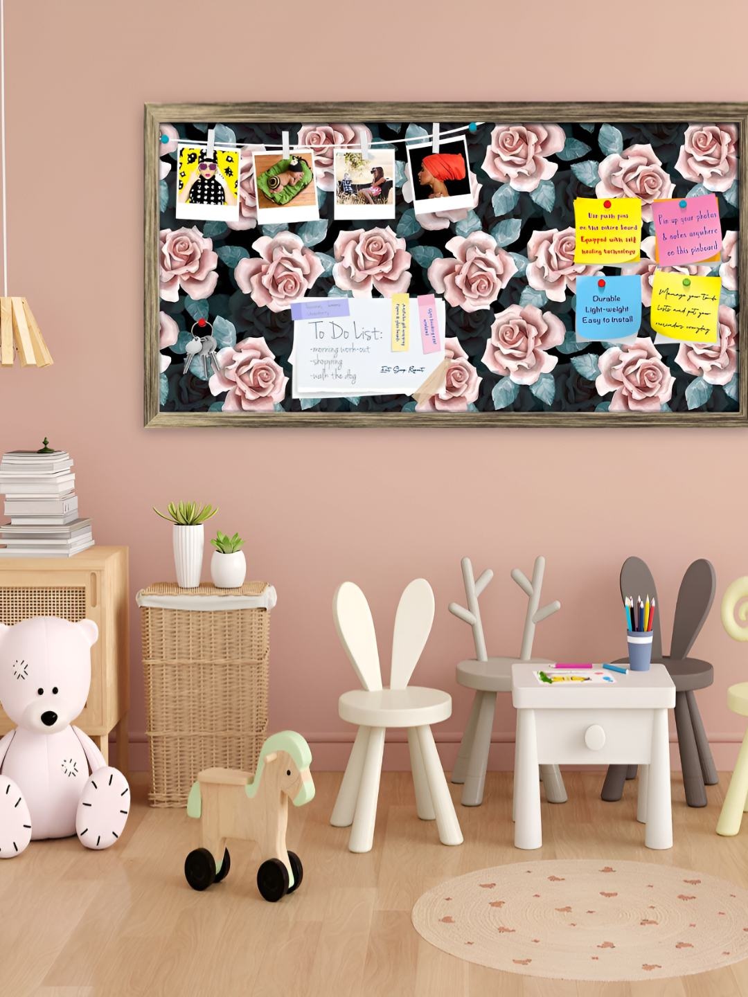 

ArtzFolio Wooden Notice Pin Board, Multi