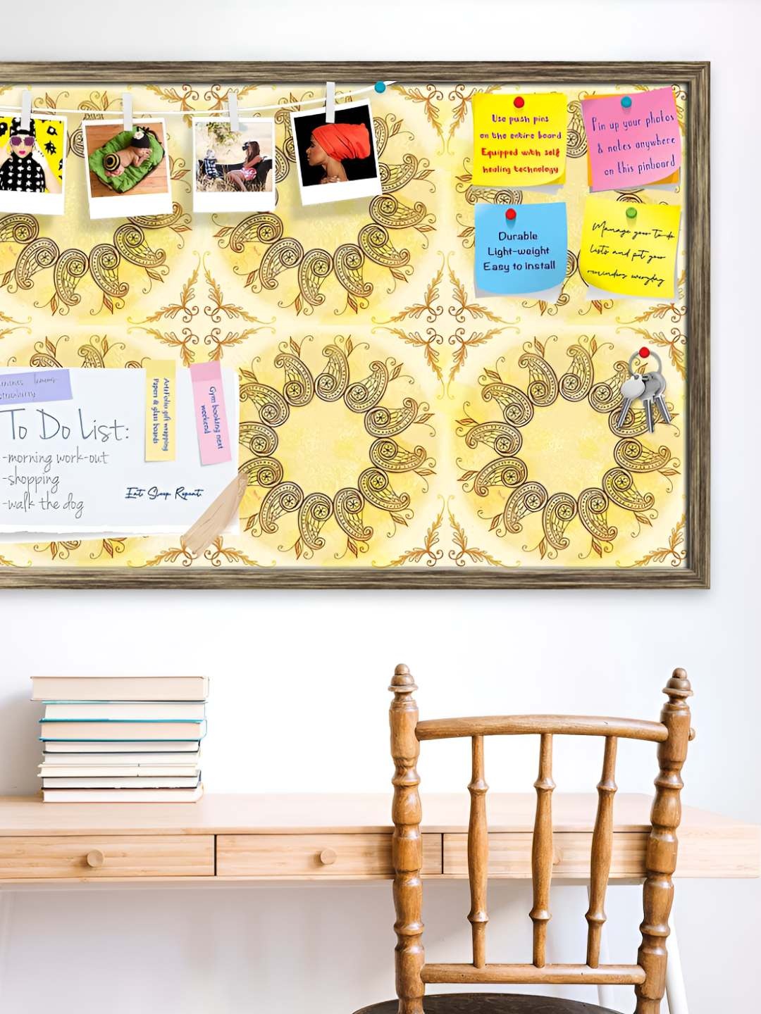 

ArtzFolio Wooden Notice Board, Multi