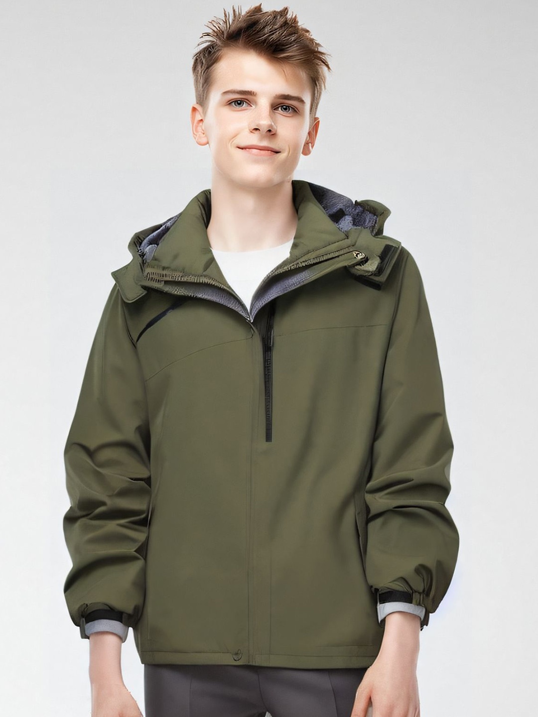 

StyleCast x Revolte Men Tailored Jacket, Green