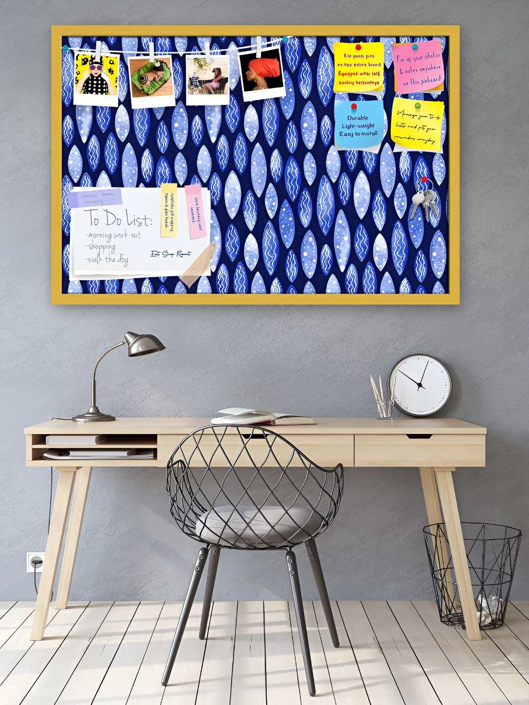 

ArtzFolio Wooden Notice Pin Board, Multi