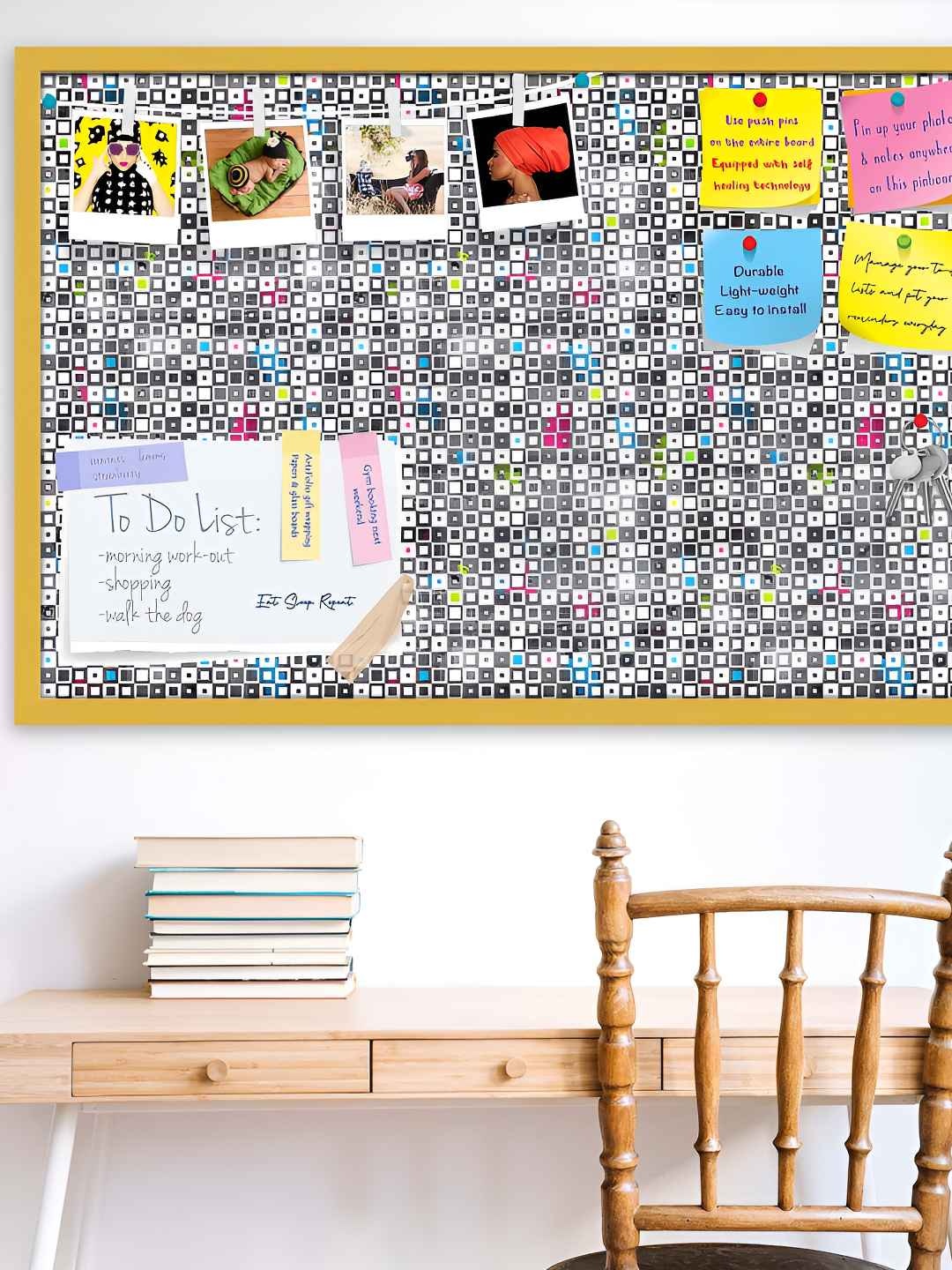 

ArtzFolio Wooden Notice Pin Board, Multi